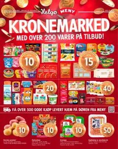 Forhåndsvisning av Meny Helgø kundeavis gyldig fra 19/10/2026