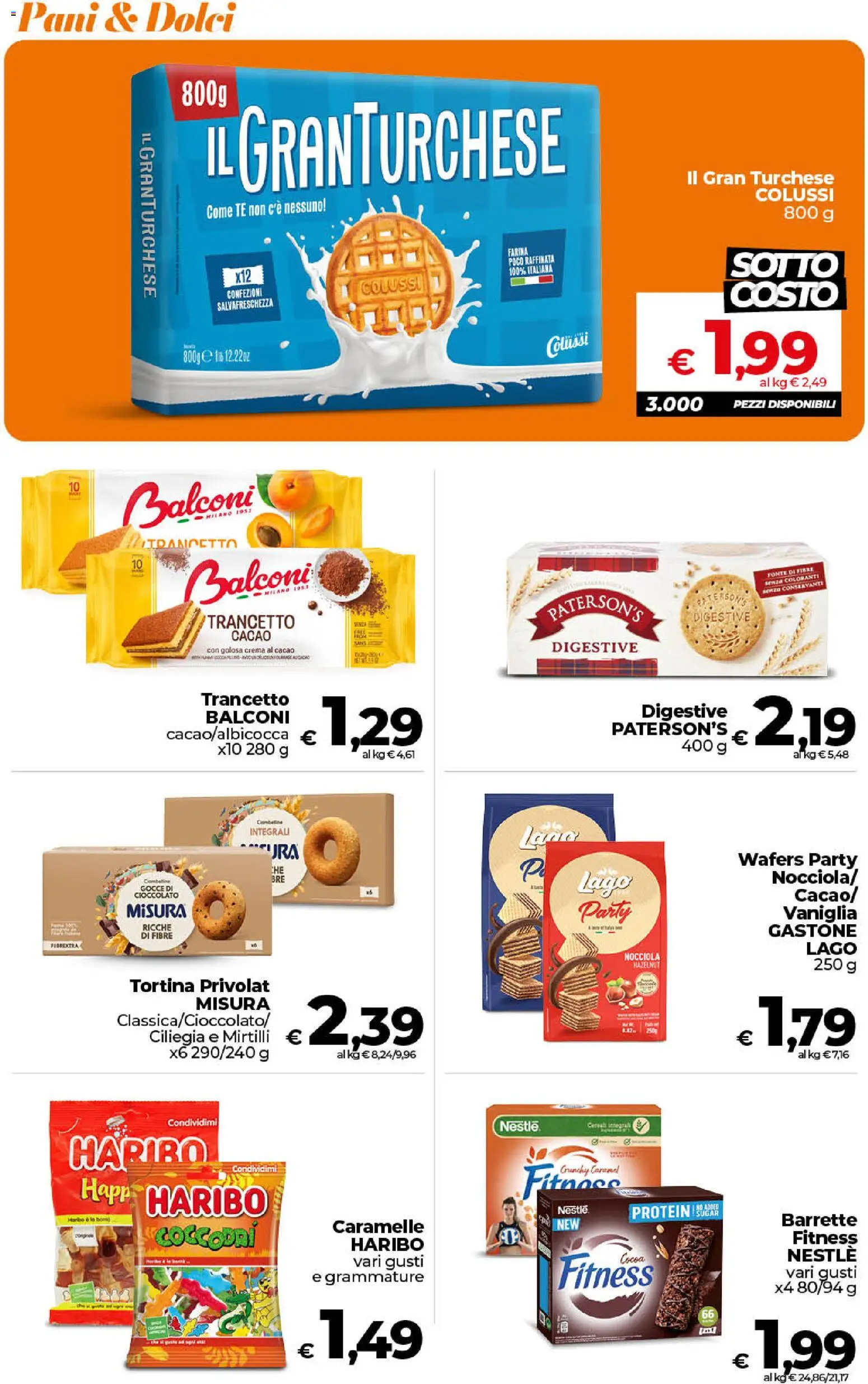 Volantino Ipercoop del 01/09/2026 | Pagina: 34 | Prodotti: Cioccolato, Caramelle, Farina, Mirtilli