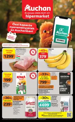 Auchan akciós újság - amely érvényes a következő dátumtól: 2026.10.01.