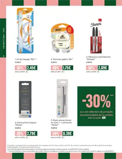Monoprix - Prévisualisation de Monoprix - Guide de rentree valide à partir de 04/08/2026 | Page: 8 | Produits: Règle, Cage, Cartouche