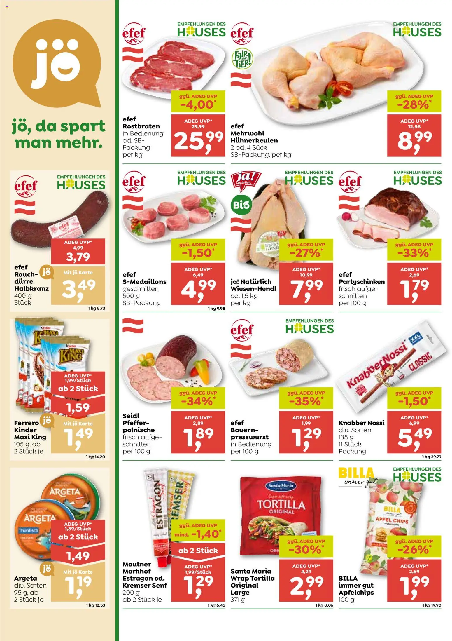 ADEG Flugblatt gültig ab 09.07.2026 | Seite: 4 | Produkte: Chips, Pfeffer, Äpfel