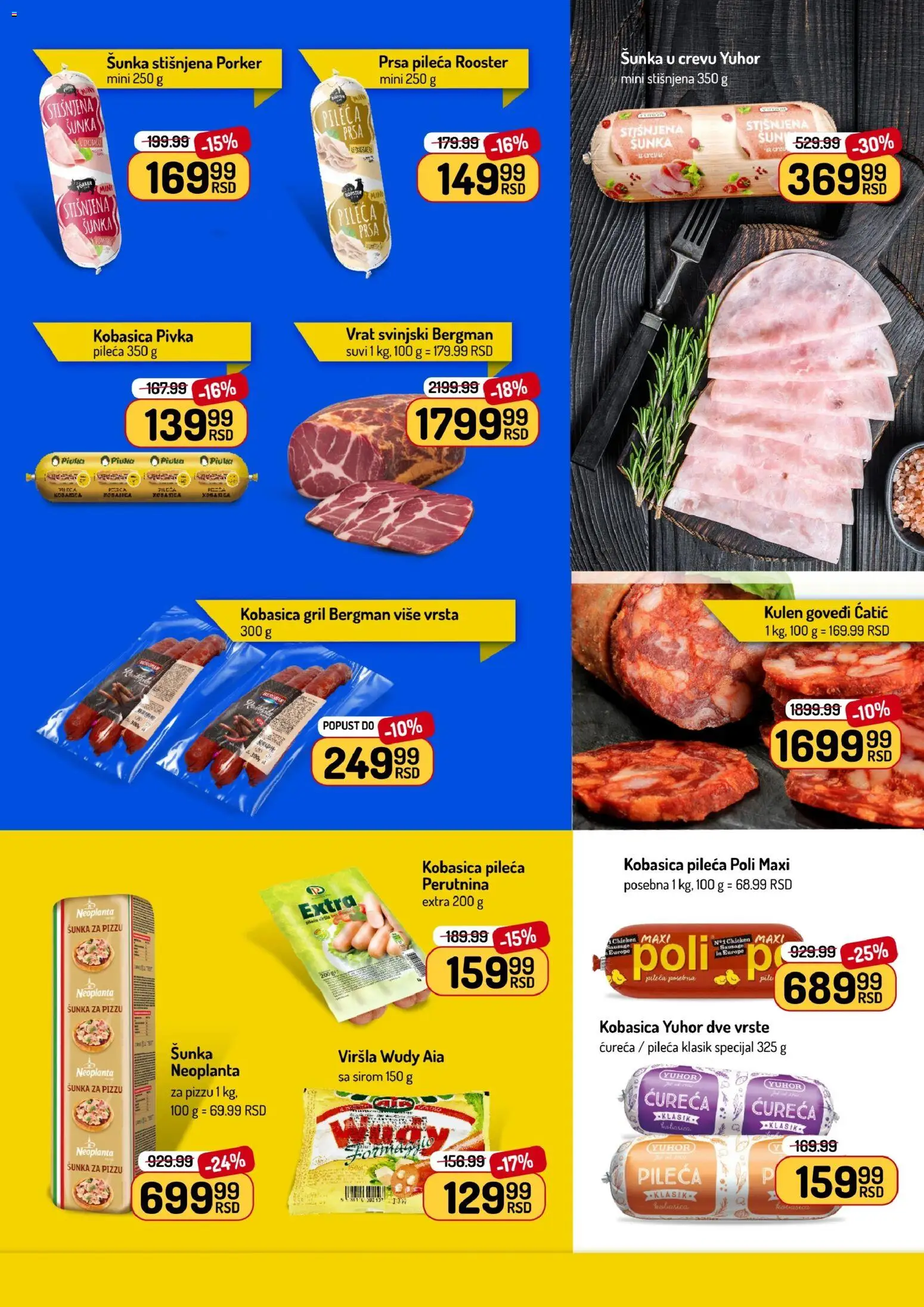 Aman katalog - važi od 08.06.2026 | Strana: 2 | Proizvode: Kulen, Šunka, Pica, Kobasica