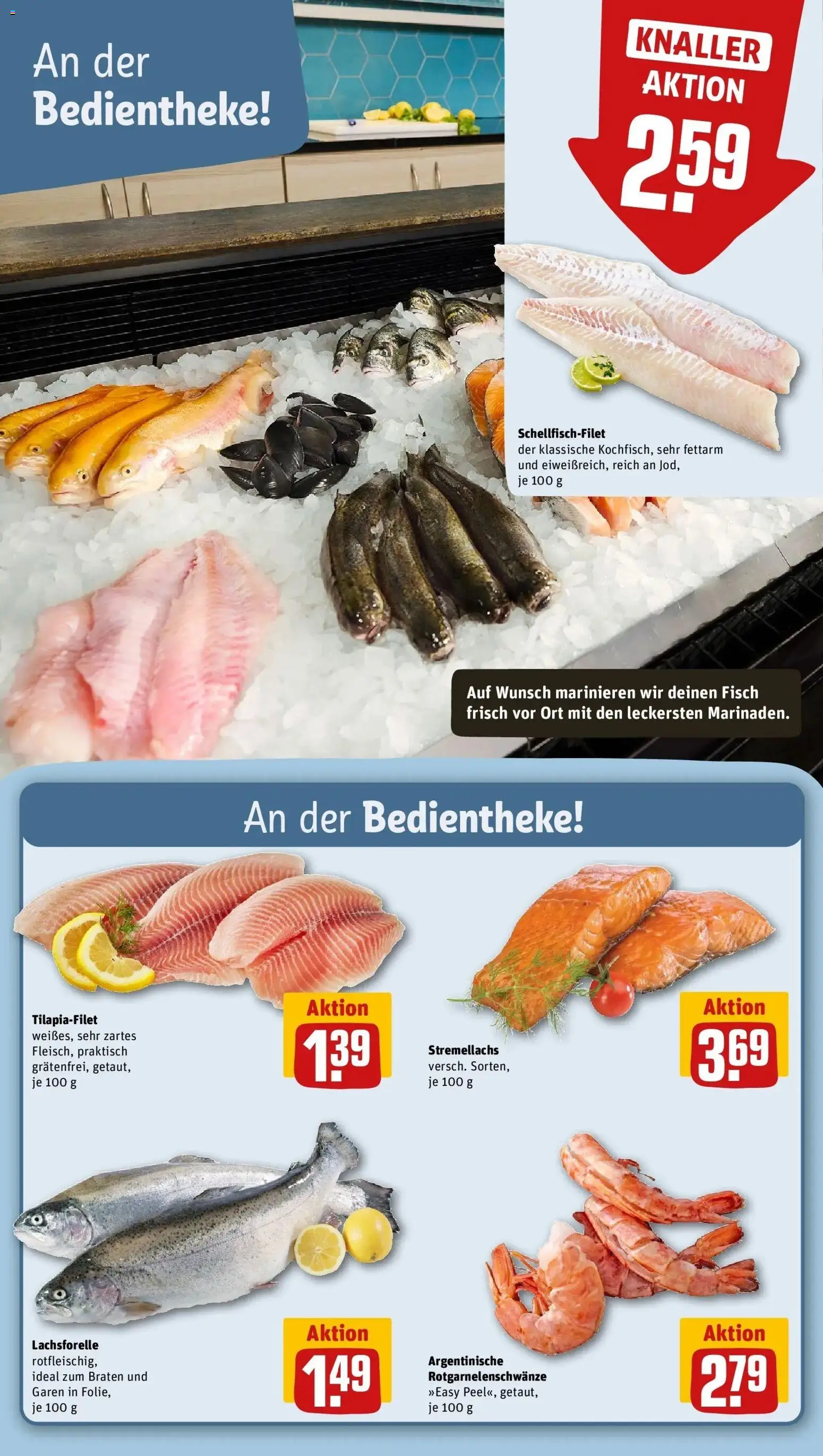 REWE Prospekt ab 21.09.2026 zum Blättern » Angebote | Seite: 33 | Produkte: Fisch