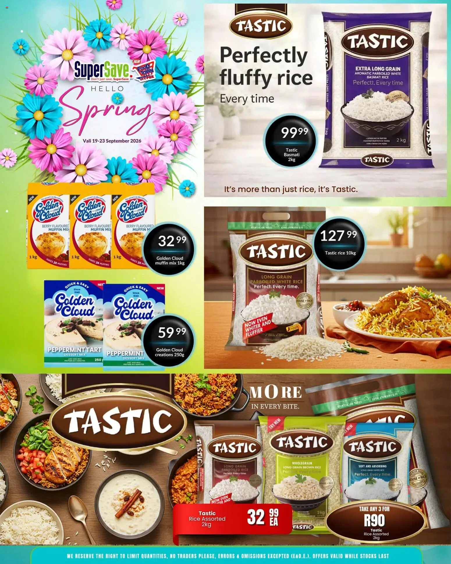 New Super Save catalogue – valid from 19/09/2026 | Page: 6 | Products: Muffins, Dessert, Rice