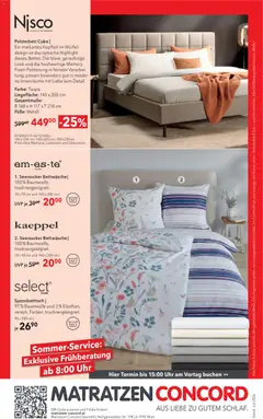 Matratzen Concord Flugblatt ab 29.07.2026 gültig | Seite: 9 | Produkte: Uhr, Lattenrost