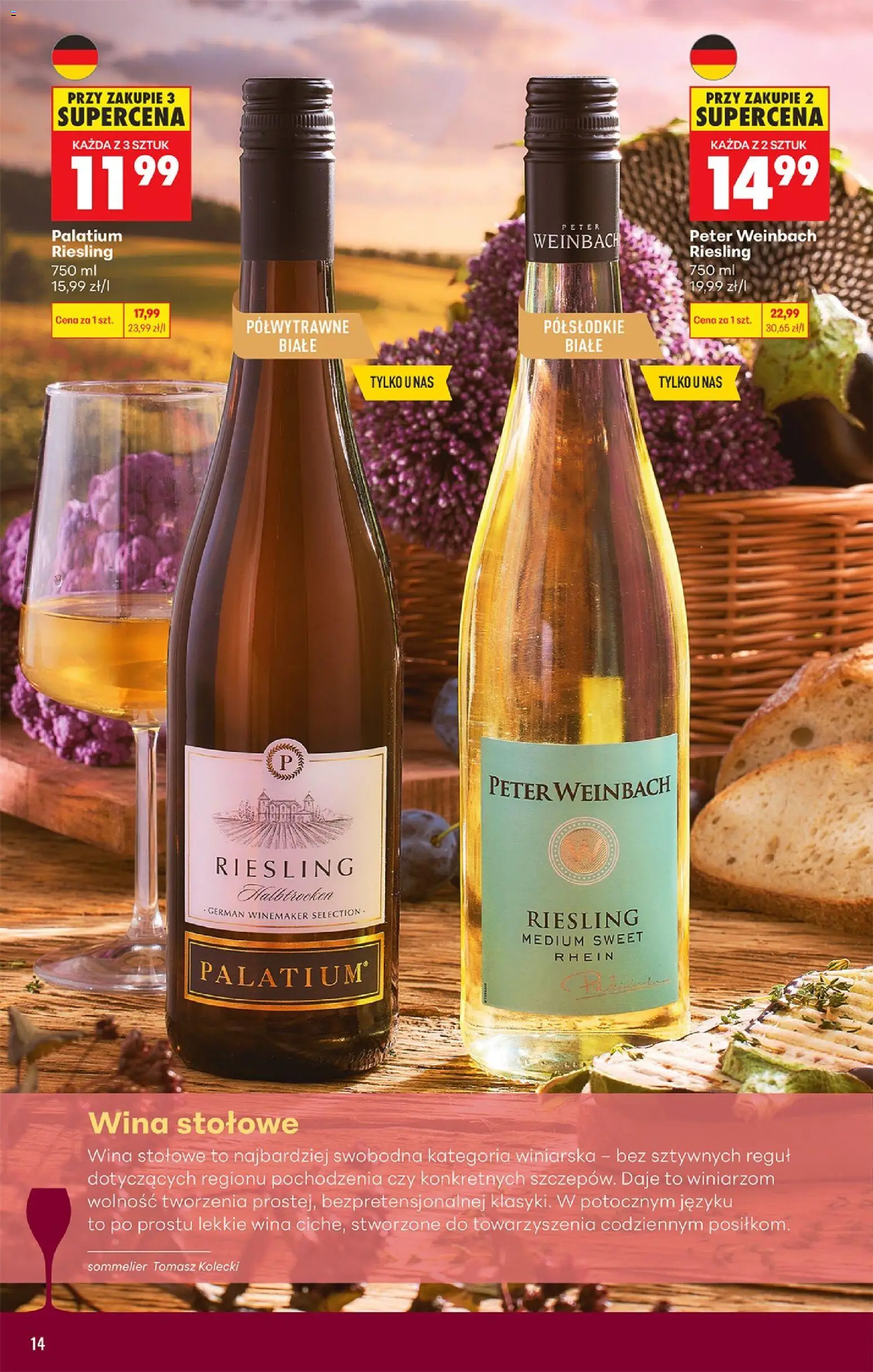 Biedronka gazetka - Czas na toast od 24.08.2026 | Strona: 16 | Produkty: Riesling