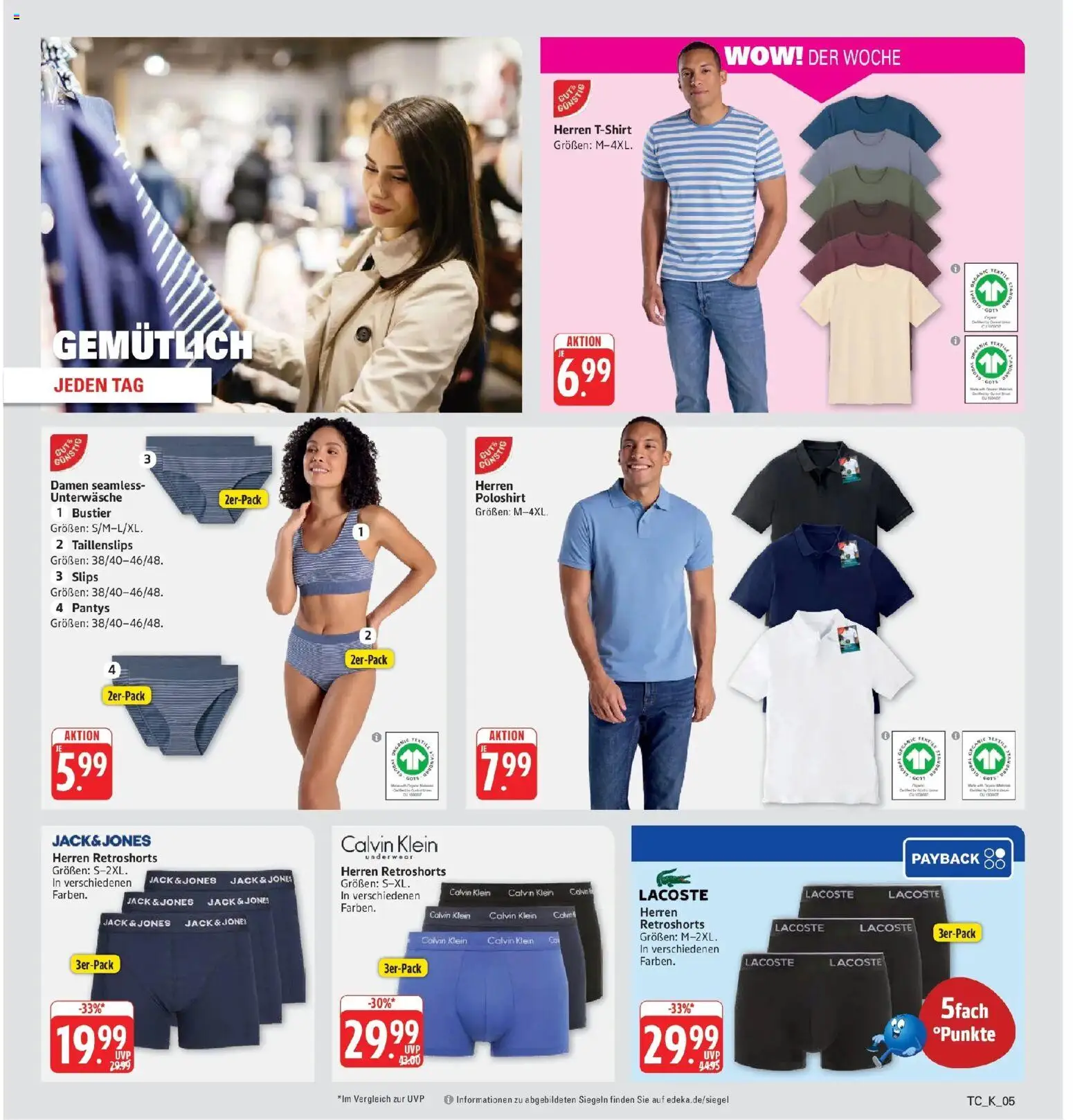 Marktkauf Prospekt Friedrichshafen (ab 03.08.2026) » Angebote online | Seite: 33 | Produkte: Poloshirt, Unterwäsche