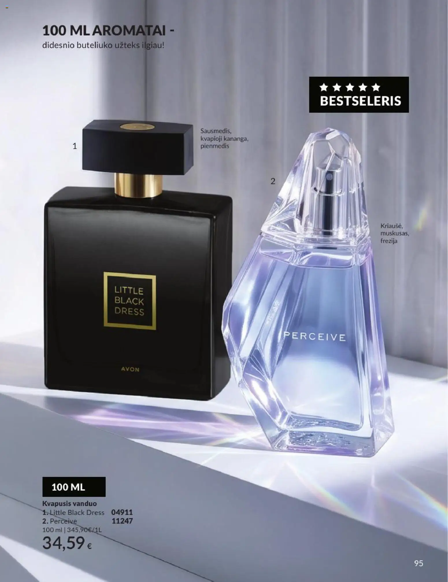 AVON akcijos nuo 2026.09.01 | Puslapis: 95 | Prekių: Kvapusis vanduo, Vanduo