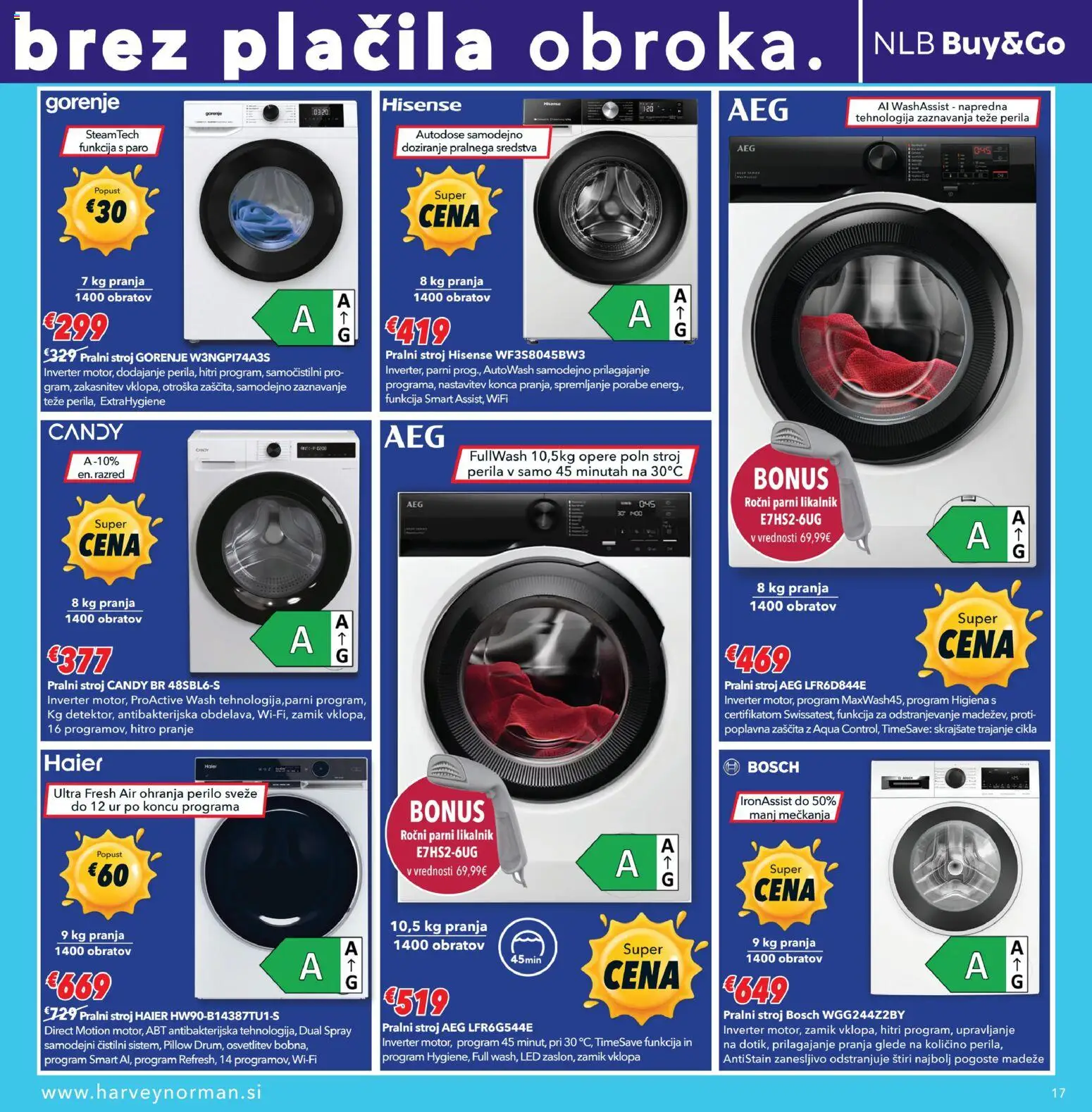 Novi Harvey Norman katalog ponudbe – veljaven od 29.07.2026 | Stran: 17