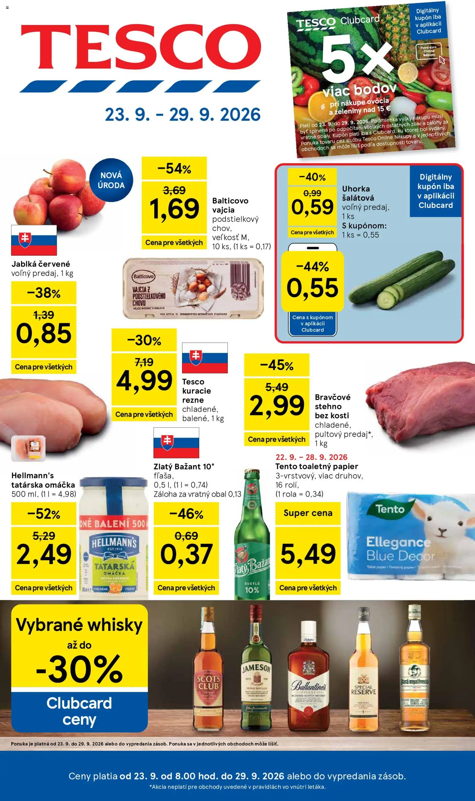 Tesco Streda, 23 Septembra Najlepšie Ponuky