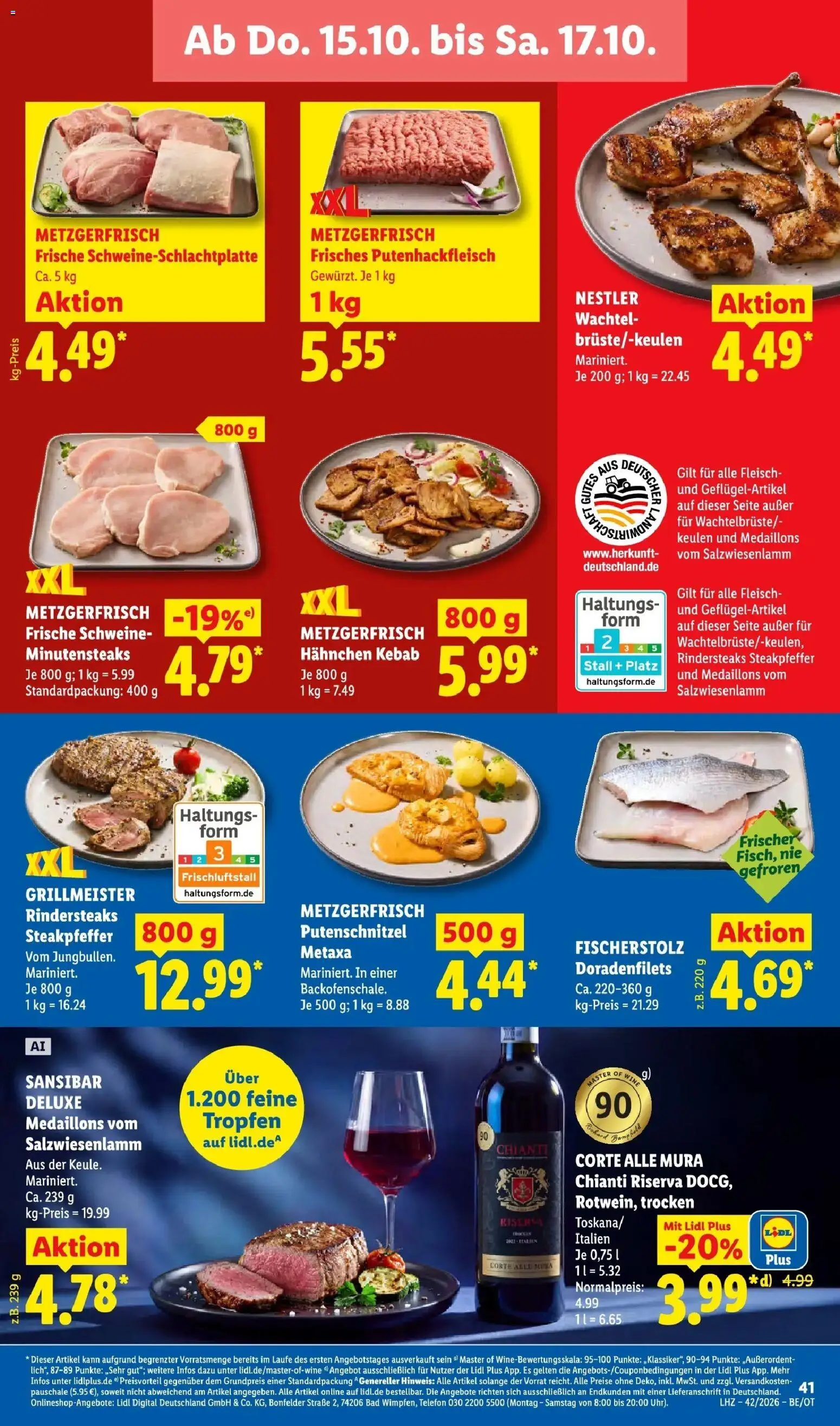 Lidl Prospekt Grimma (ab 12.10.2026) zum Blättern » Angebote | Seite: 63 | Produkte: Bad, Metaxa, Putenschnitzel, Telefon