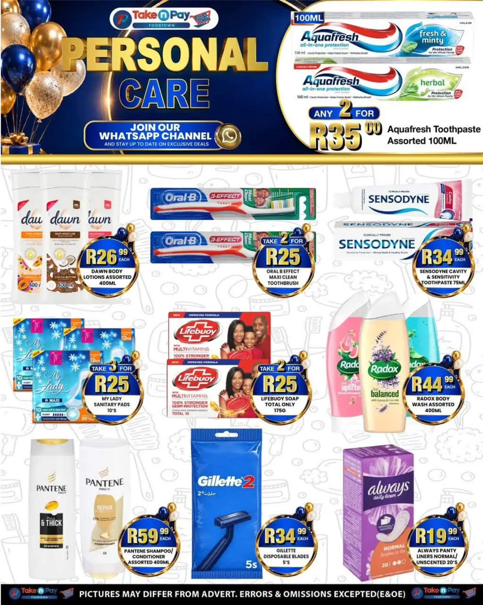 New Take n Pay catalogue – valid from 07/09/2026 | Page: 24 | Products: Conditioner, Soap, Toothpaste, Toothbrush