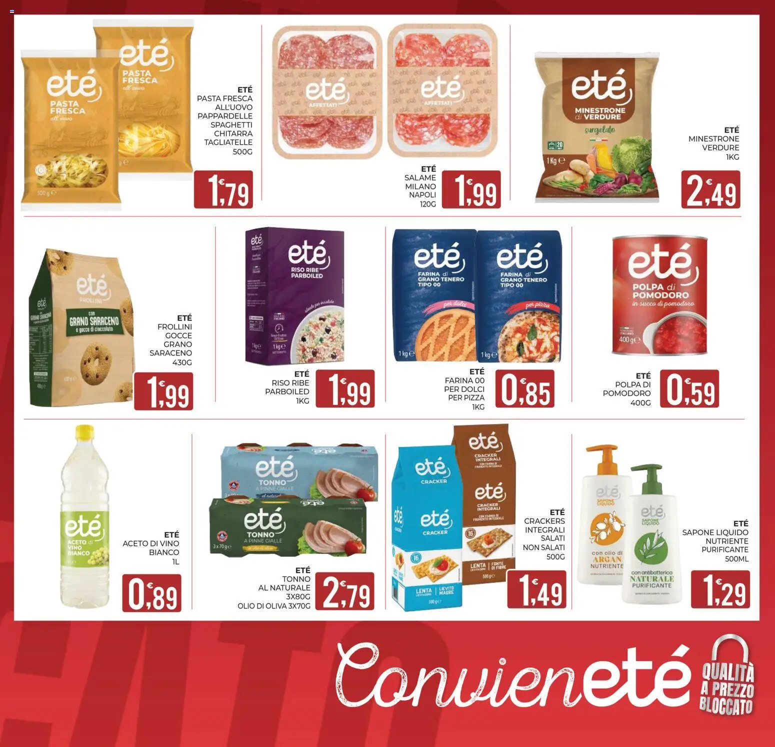 Volantino Eté del 22/09/2026 | Pagina: 13 | Prodotti: Cioccolato, Pasta, Aceto, Olio di Oliva