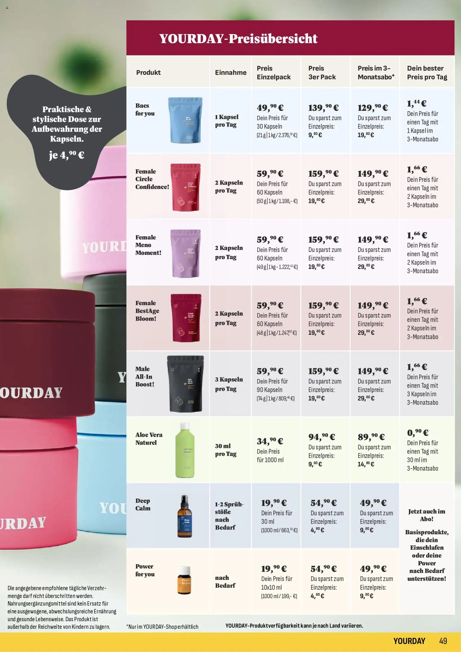 Katalog ProWin New Wellness Oktober 2026 / März 2027 – gültig ab 01.10.2026 | Seite: 49