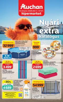 Auchan Nyári extra ajánlataink - amely érvényes a következő dátumtól: 11.06.2026
