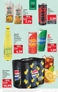 Kaufland RO akciós újság - amely érvényes a következő dátumtól: 10.06.2026 | Oldal: 37 | Termékek: Lime, Pepsi, Grapefruit, Mangó