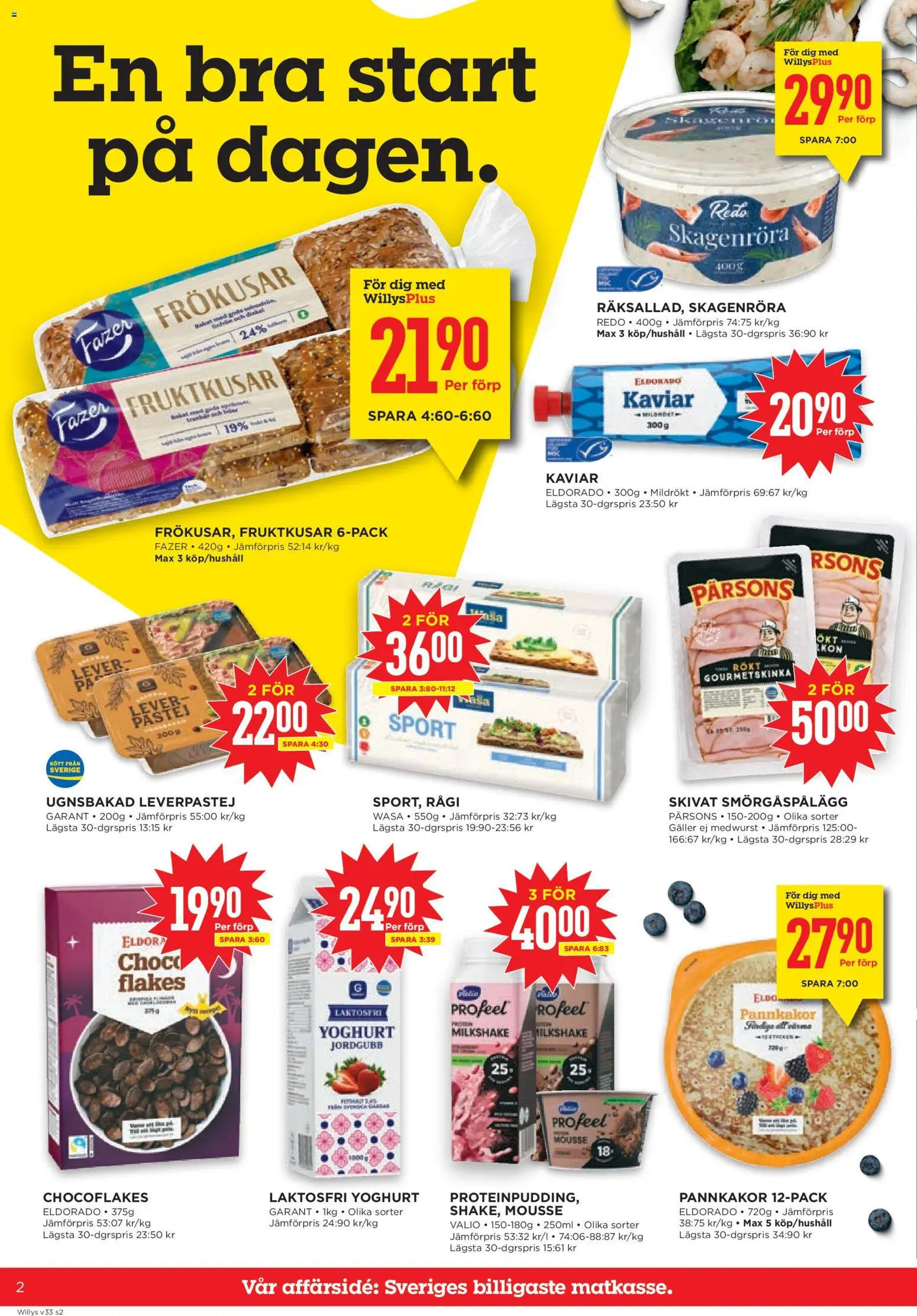 Willys reklamblad aktuell från 02/08/2026 | Sida: 2