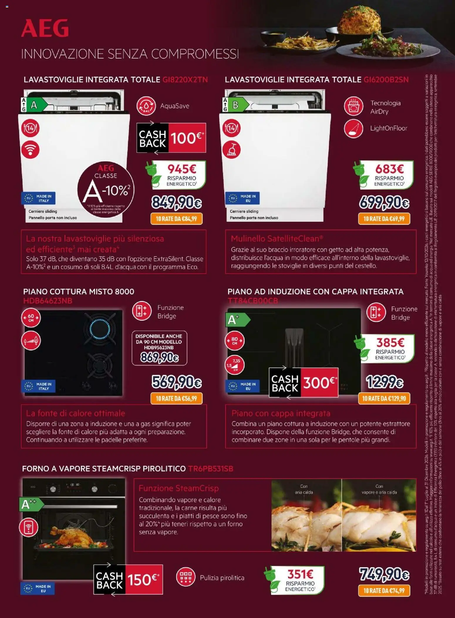 Nuovo Unieuro volantino Incasso dal 30/10/2026 > offerte anteprima 🛍️ | Pagina: 5 | Prodotti: Porta, Acqua, Piano cottura, Lavastoviglie