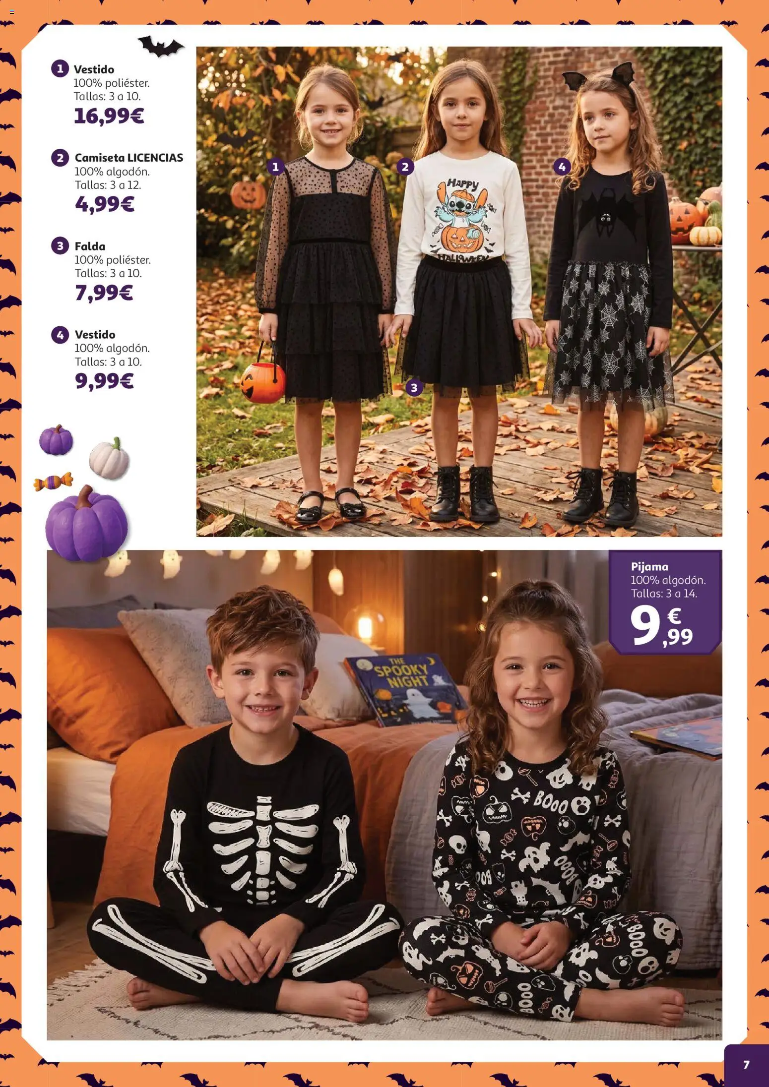 Alcampo - Halloween │ válido desde el 09/10/2026 | Página: 7 | Productos: Pijama