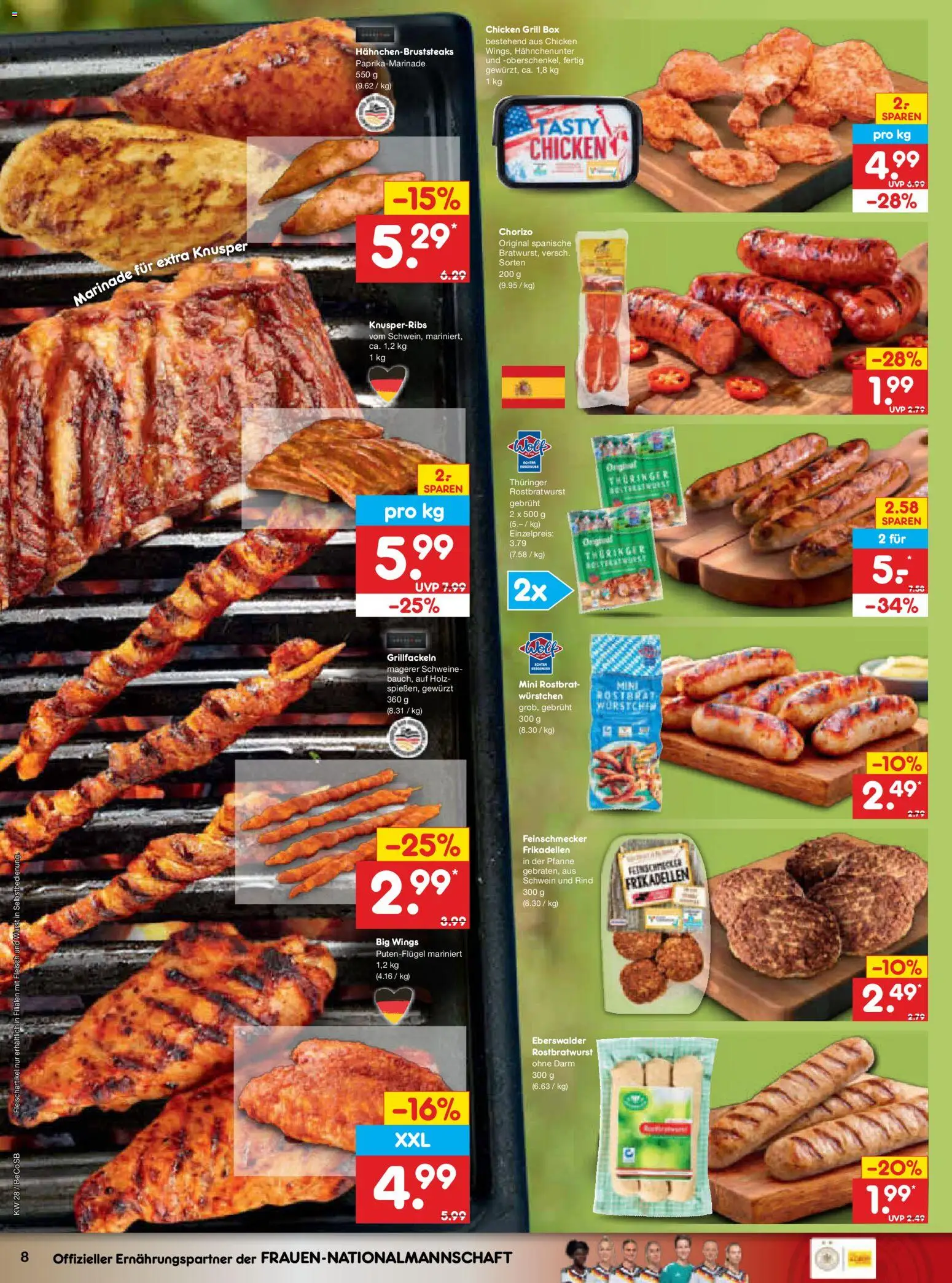 Netto Marken-Discount Prospekt – gültig ab 06.07.2026 | Seite: 12 | Produkte: Grill, Box, Wurst, Fleisch