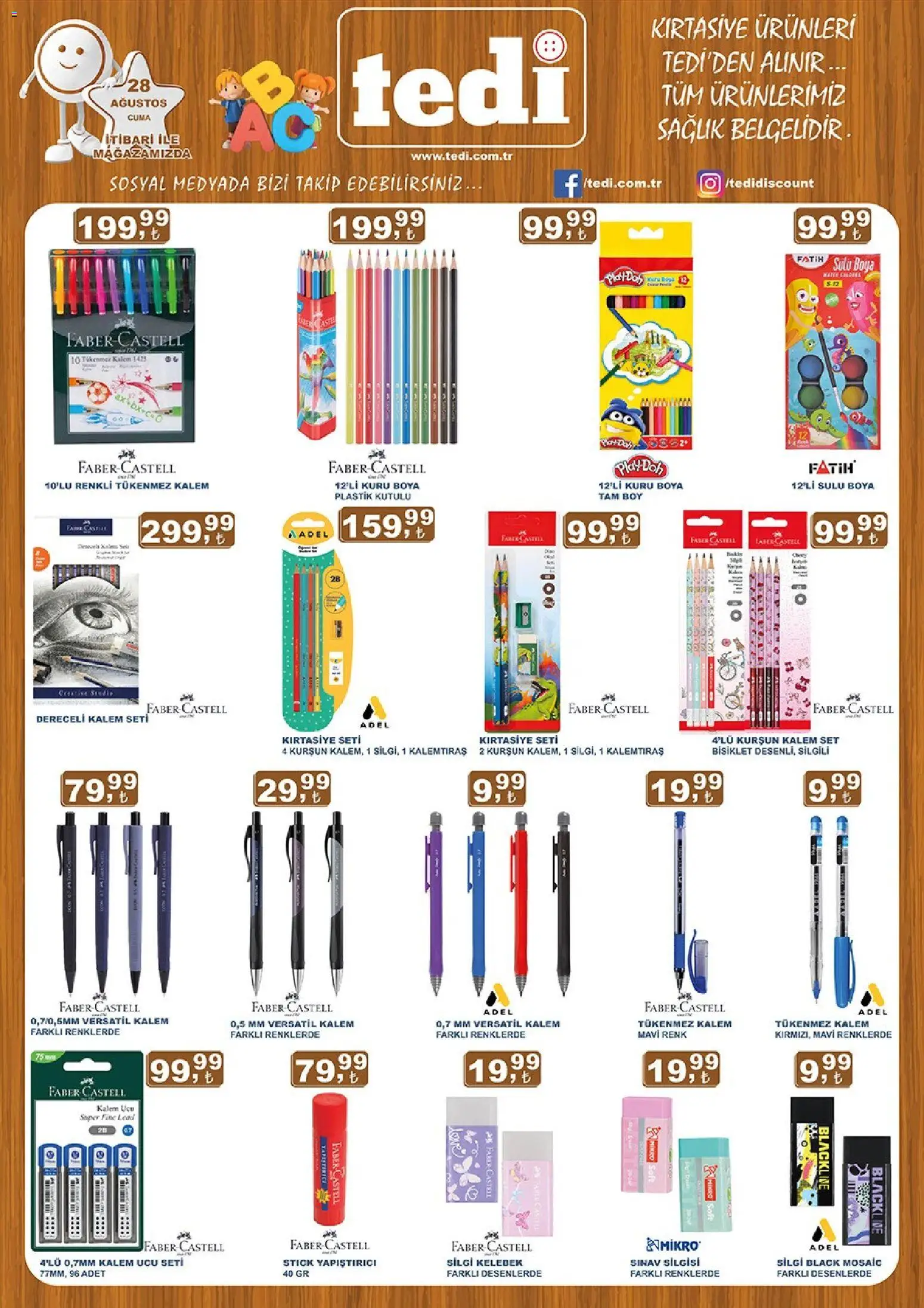 Tedi  Katalog - 28 Ağustos 2026 tarihinden itibaren geçerlidir | Sayfa: 1 | Ürünler: Çorap