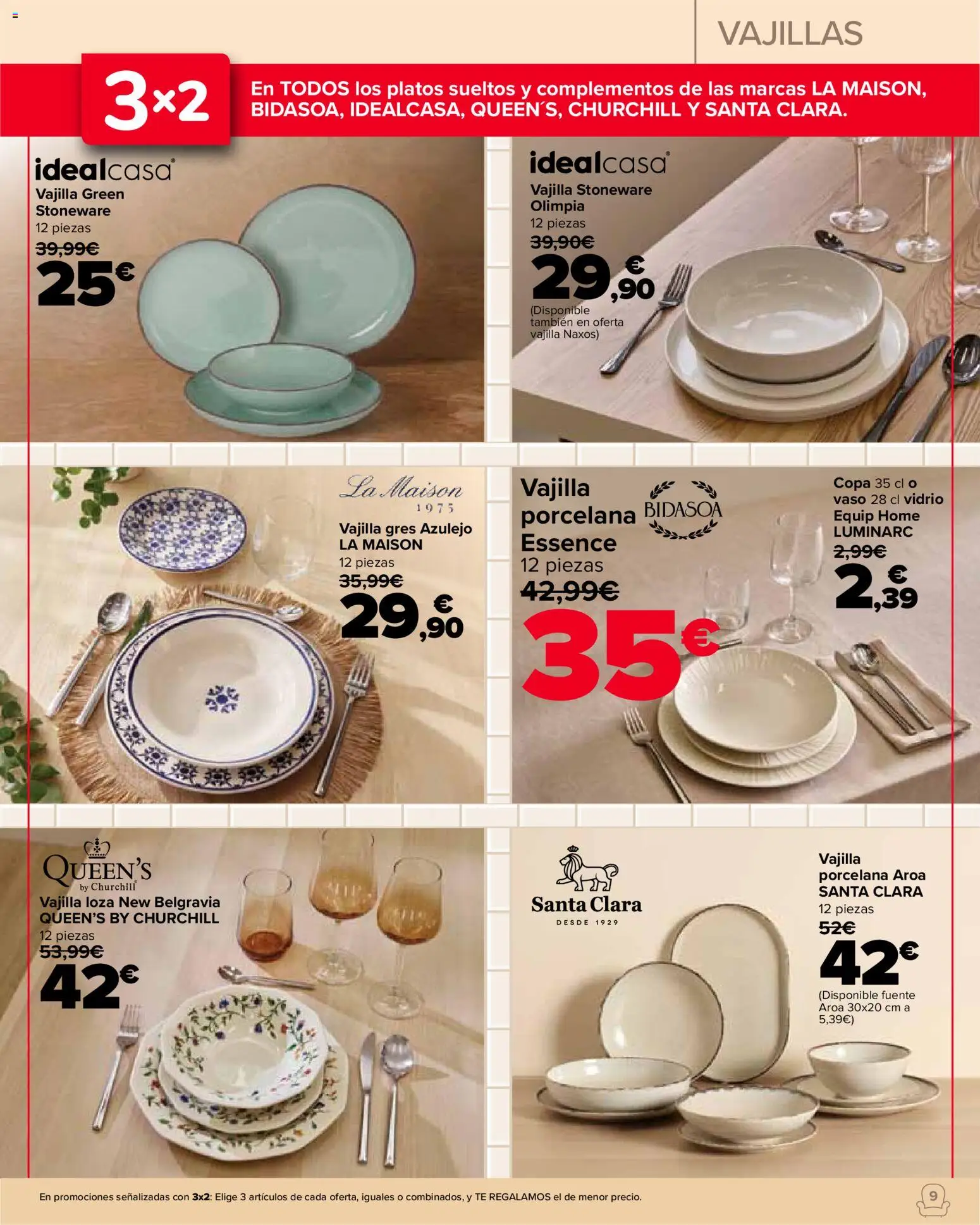 Carrefour Hogar │ válido desde el 22/09/2026 | Página: 9 | Productos: Té, Vajilla