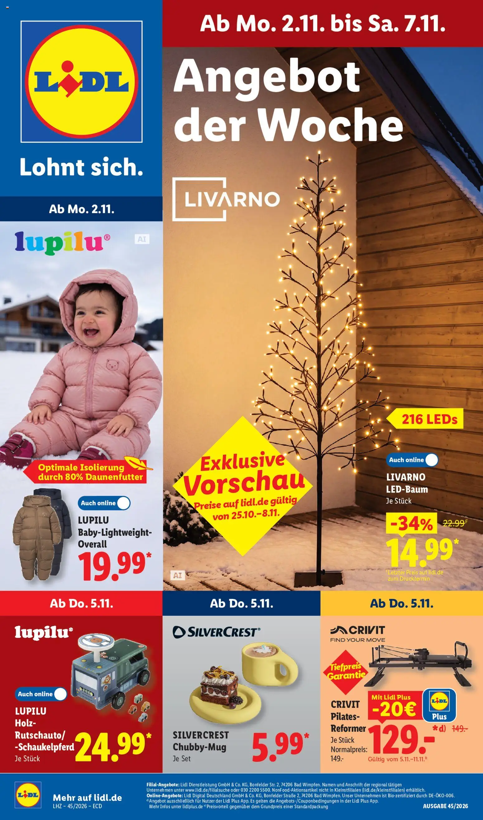Lidl Německo leták od 02.11.2026 | Strana: 1