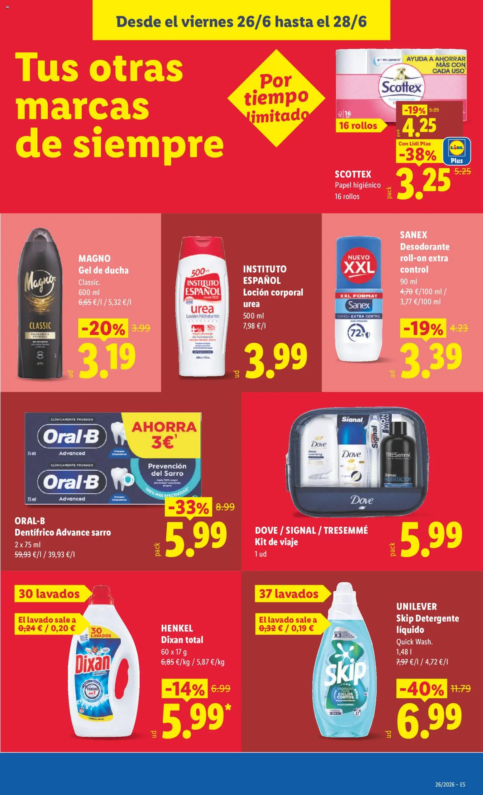 Lidl folleto │ válido desde el 22.06.2026 | Página: 31 | Productos: Desodorante, Detergente, Papel higienico, Ducha