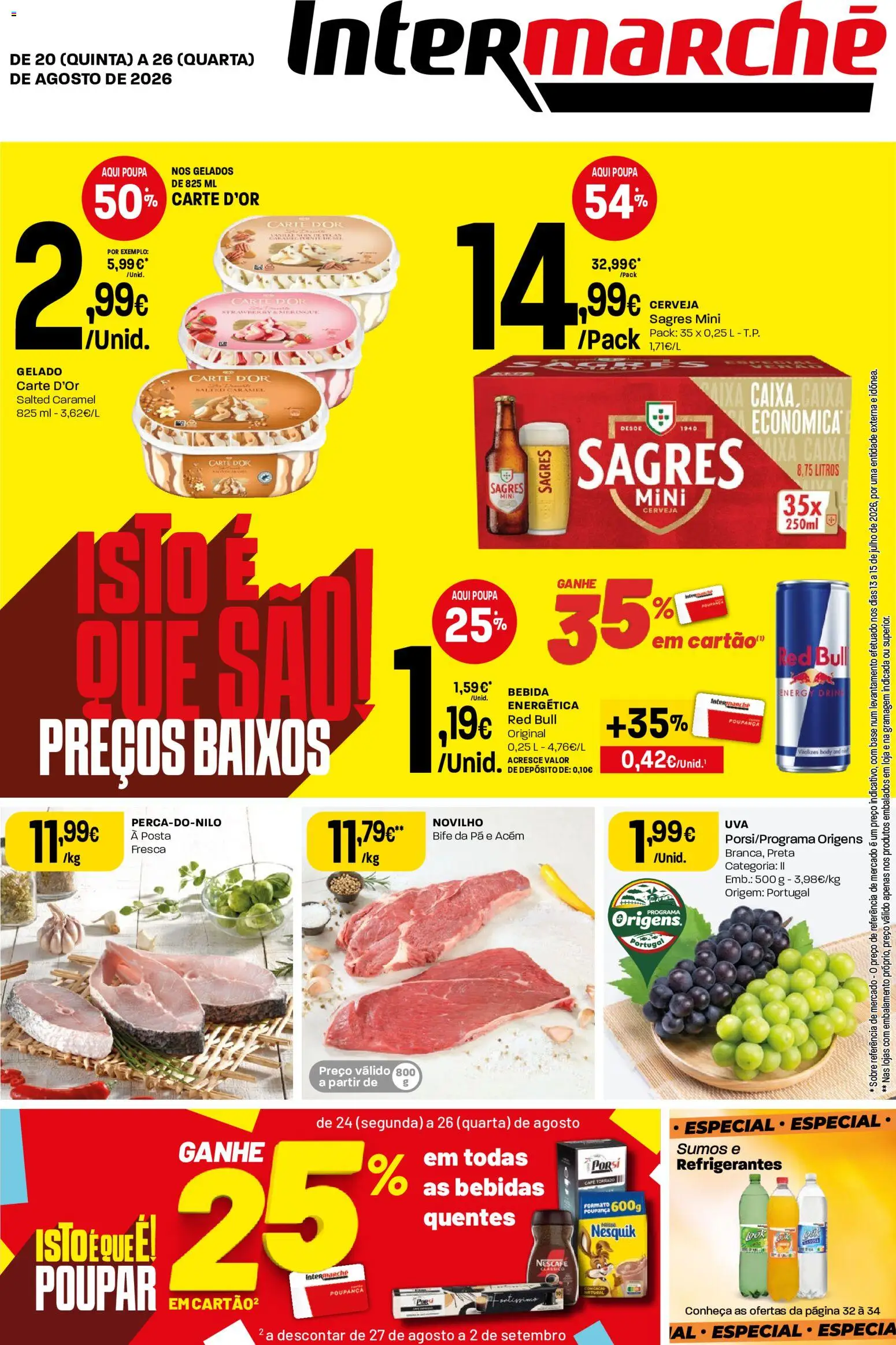 Intermarché folheto │ válido de 20/08/2026 | Página: 1