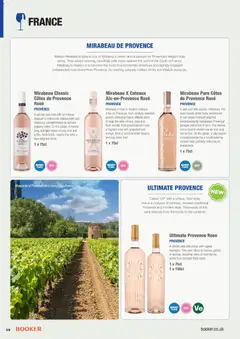Preview of Booker Wholesale - 2026 On Trade Wine List valid from 16/06/2026 | Page: 58 | Products: Salmon, Roses, Wine, Orange