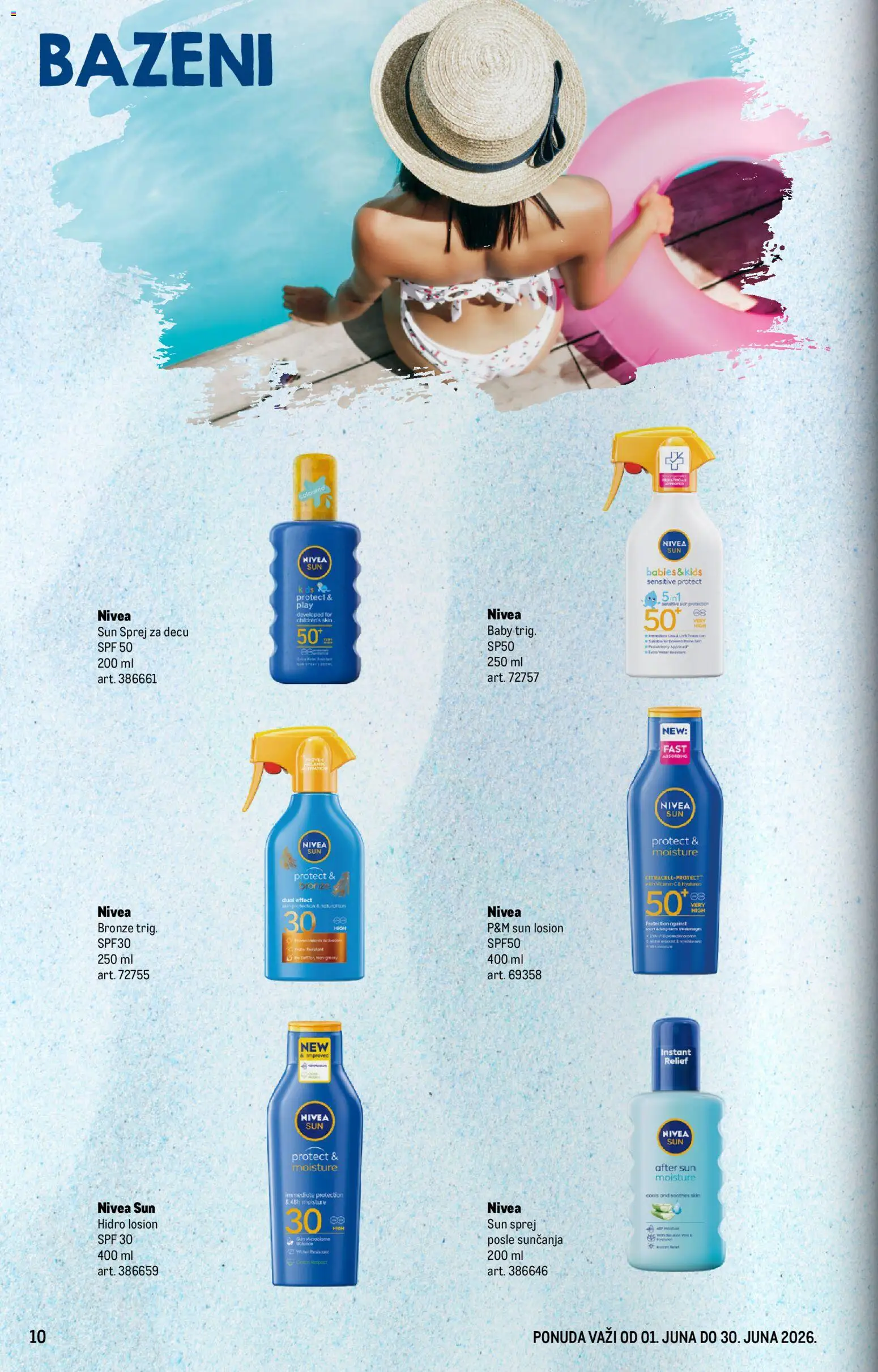 Metro katalog - važi od 01.06.2026 | Strana: 10 | Proizvode: Nivea