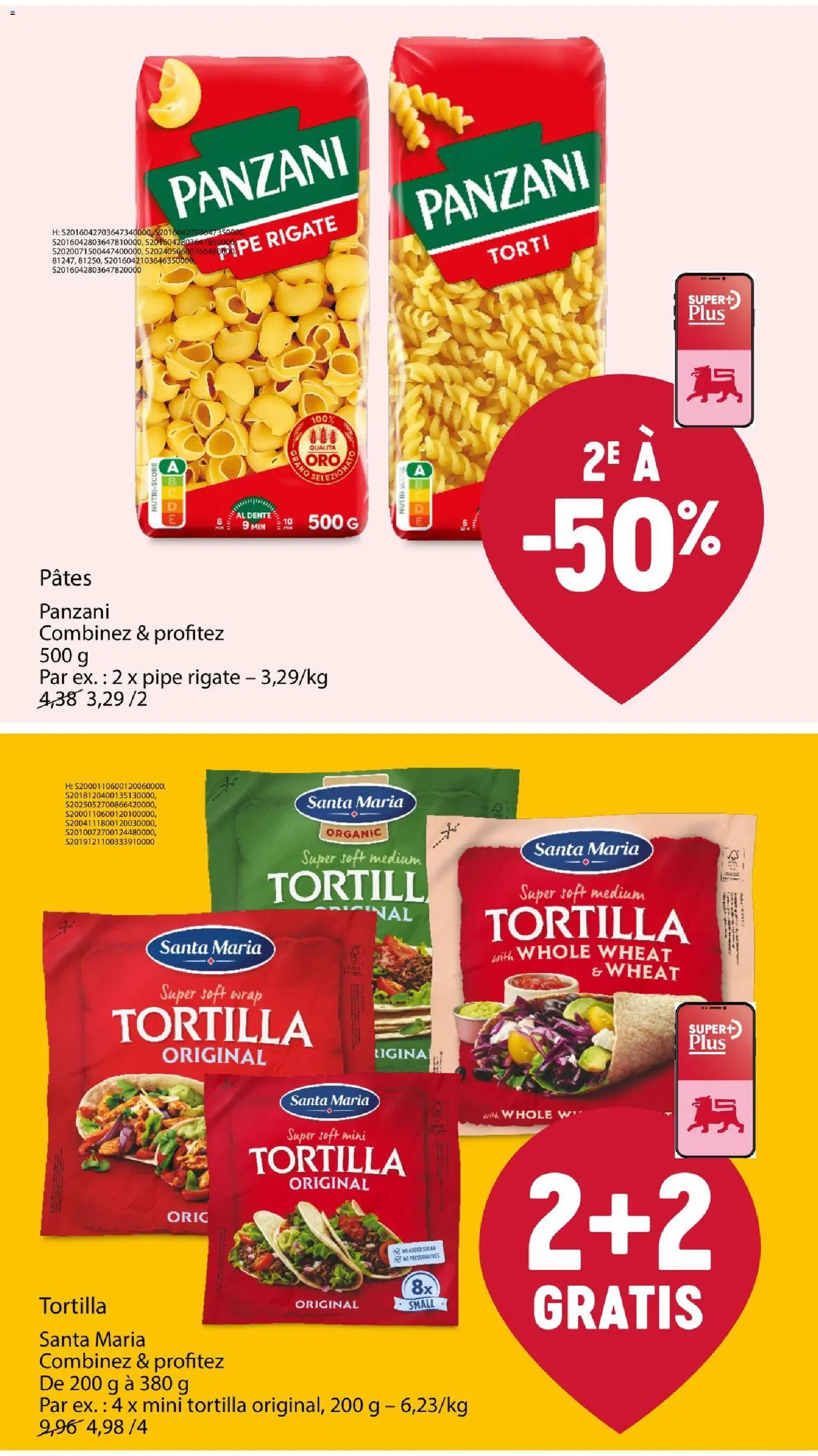 {H1} | Pagina: 33 | Producten: Pasta, Tortilla