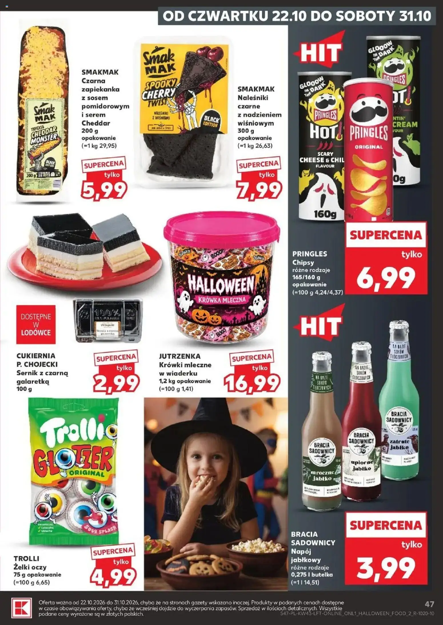 Kaufland aktualna gazetka od 22.10.2026 - od jutra PDF | Strona: 47 | Produkty: Zapiekanka, Krowka, Naleśniki, Cheddar