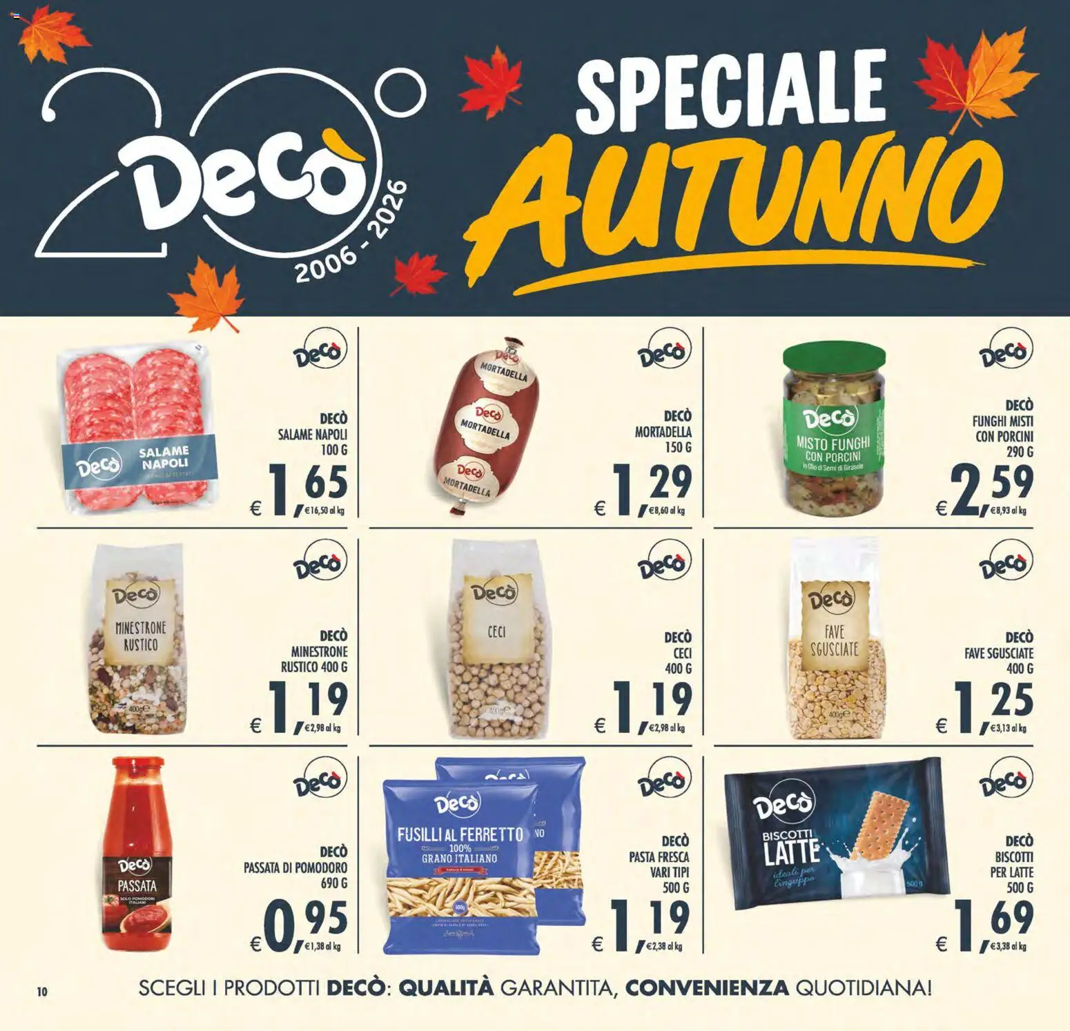 Volantino Decò del 23/10/2026 | Pagina: 10