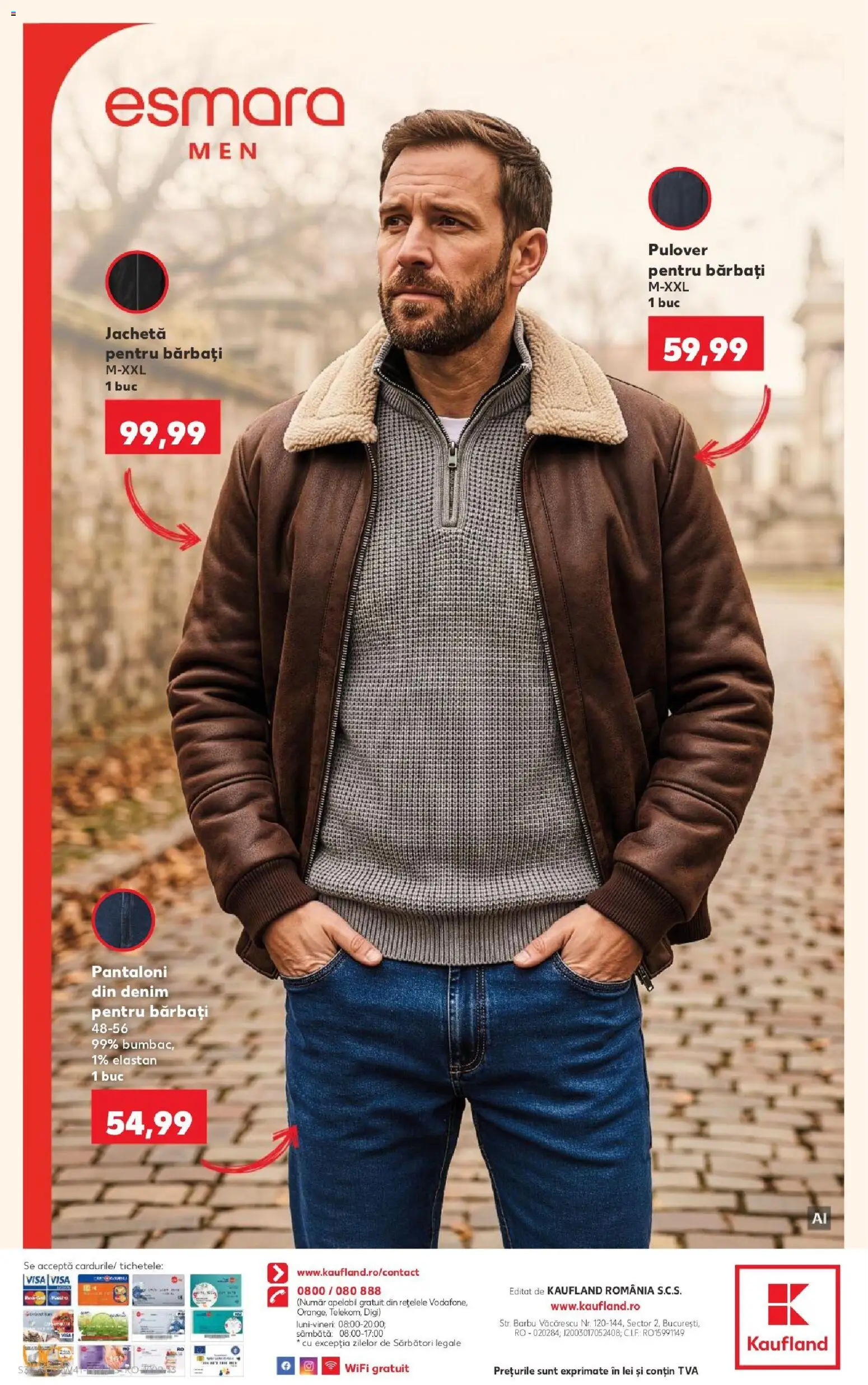 Noul catalog Kaufland – valabil de la 07.10.2026 | Pagină: 32 | Produse: Jachetă, Pulover, Pantaloni