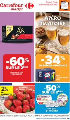 Carrefour Market - Prévisualisation de Carrefour Market catalogue valide à partir de 23.06.2026