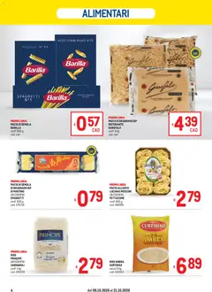 Anteprima del volantino Metro volantino valido a partire dal 08/10/2026 | Pagina: 4 | Prodotti: Pasta, Fusilli, Penne, Spaghetti