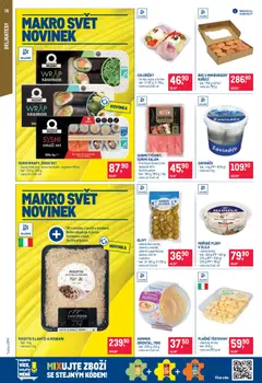 Náhled letáku Makro leták - Pro milovníky jídla od 29.07.2026 | Strana: 16 | Produkty: Hummus, Box, Olivy, Sushi set