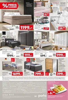 Porta! Prospekt Potsdam ab 04.05.2026 gültig | Seite: 4 | Produkte: Matratze, Liege, Schrank, BH