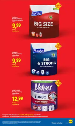 Pogląd oferty "FLORALYS BIG & STRONG RĘCZNIK PAPIEROWY, FLORALYS BIG & STRONG RĘCZNIK PAPIEROWY" - ważna od 21.08.2026 | Strona: 29 | Produkty: Ręcznik papierowy