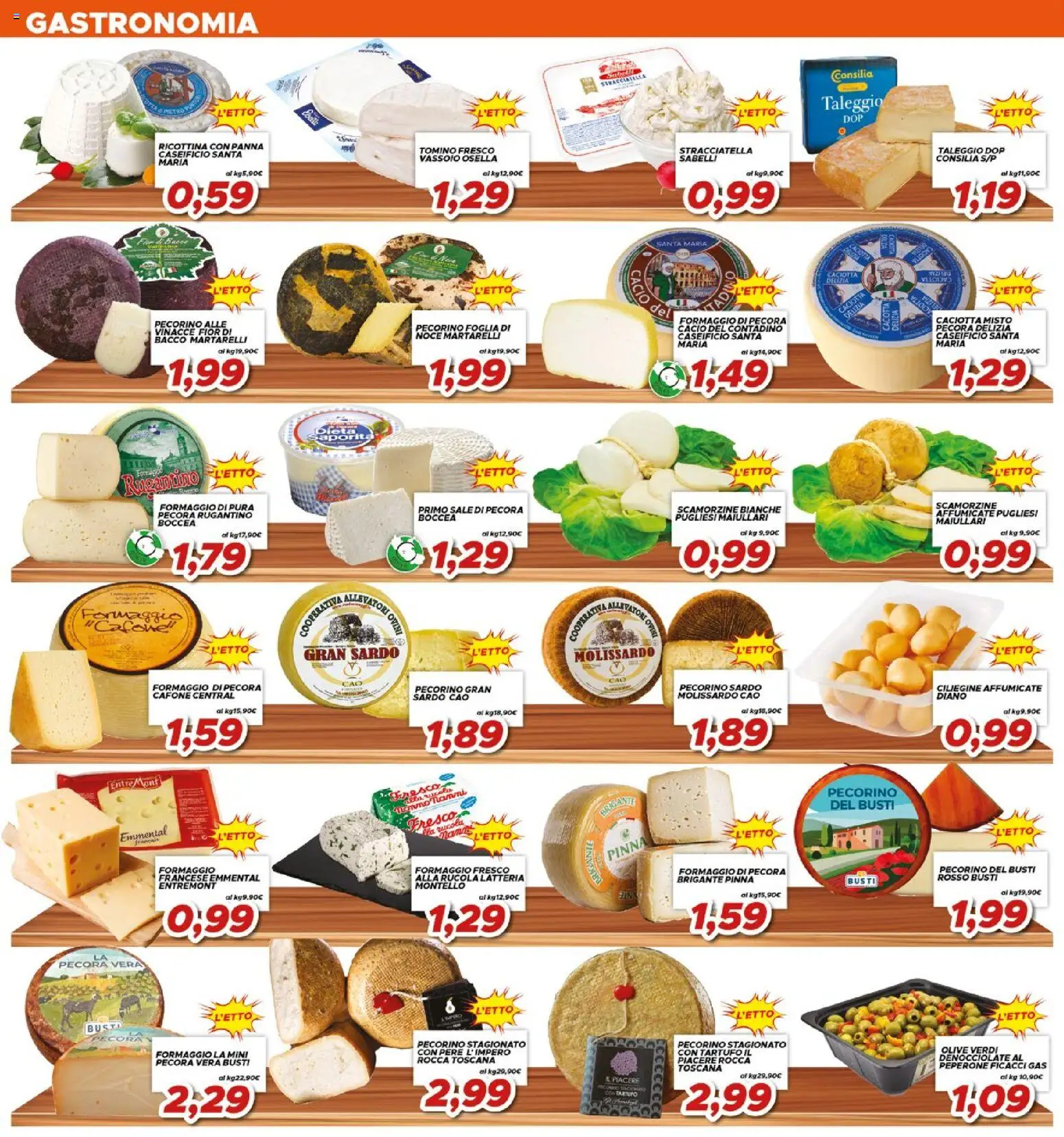 Volantino Ma Supermercati del 23/09/2026 | Pagina: 2 | Prodotti: Panna, Sale, Formaggio fresco, Formaggio di pecora