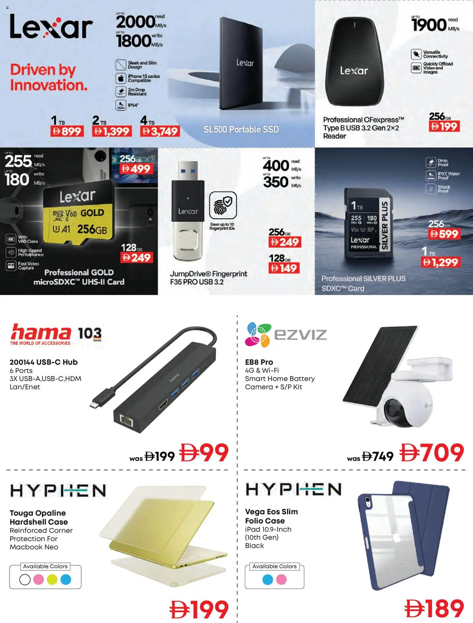 {H1} | Page: 13 | Products: Camera, Case, USB, Water
