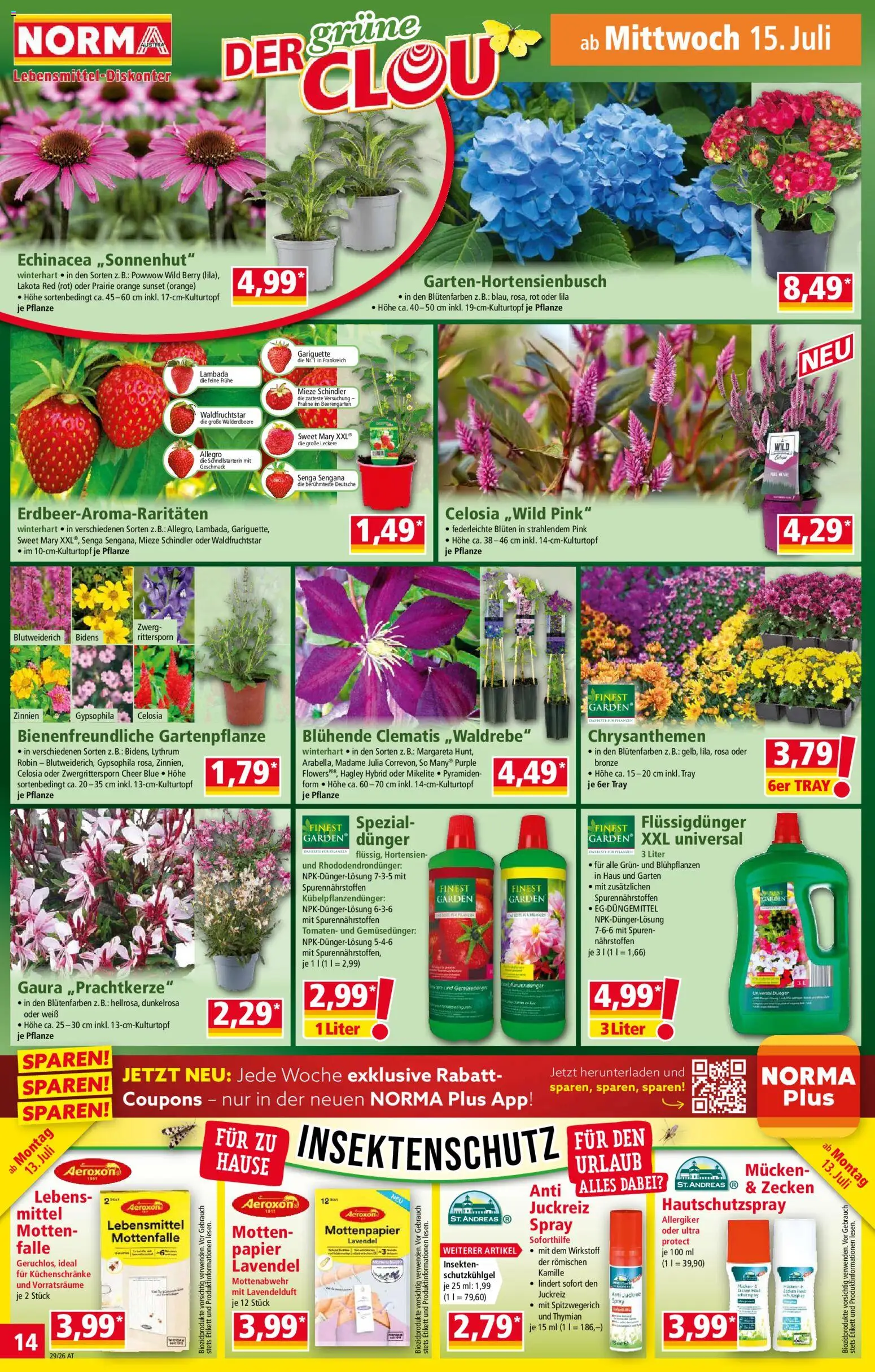 Norma Flugblatt gültig ab 13.07.2026 | Seite: 14 | Produkte: Libacomb, Tomaten