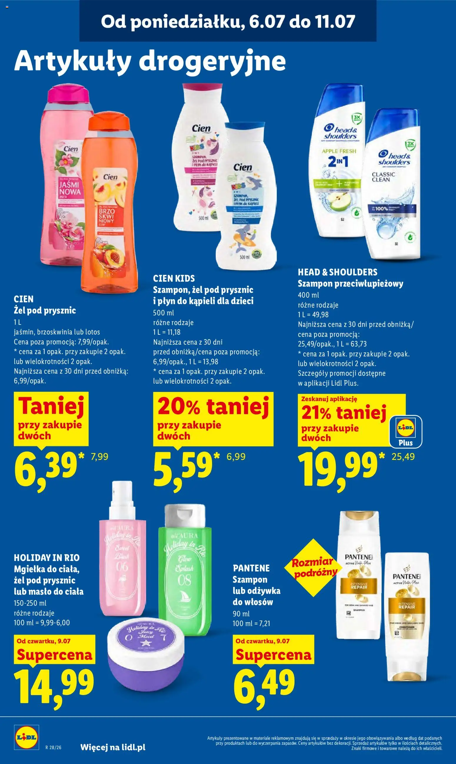 Lidl gazetka od 09.07.2026 | Strona: 88 | Produkty: Płyn do kąpieli dla dzieci, Masło, Szampon, Body