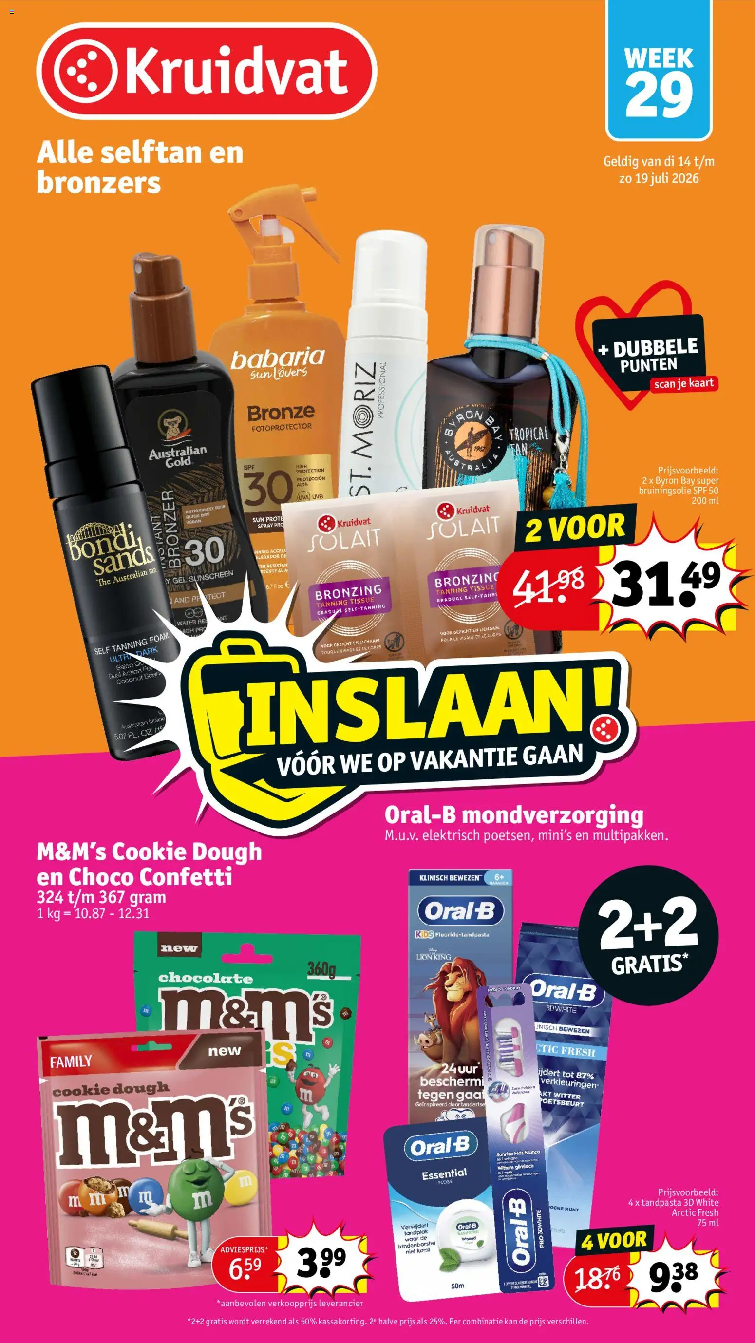 Kruidvat folder week 29 (14/07/2026 t/m 19/07/2026) catalogue cover