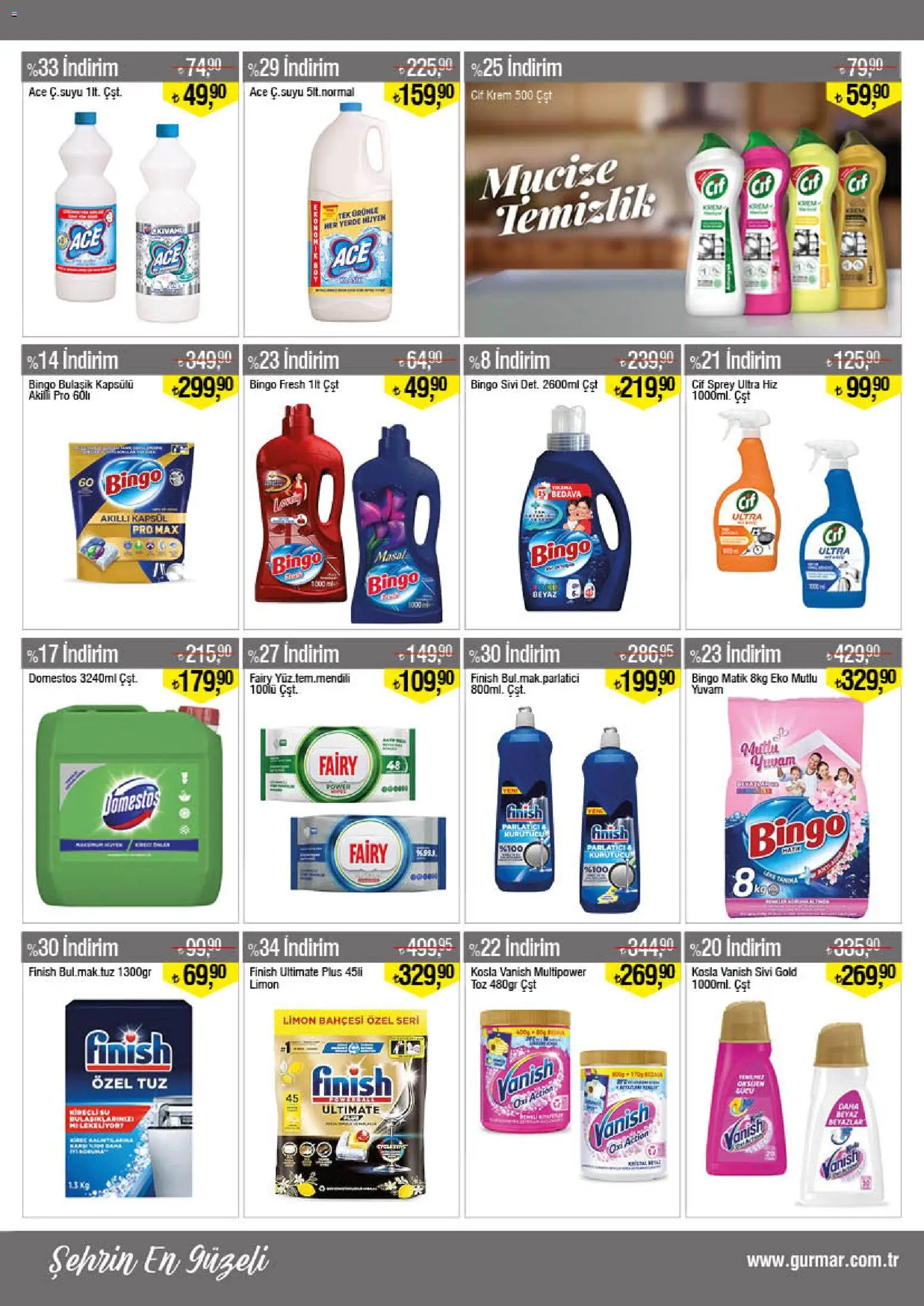Gürmar Katalog - 01.05.2026 tarihinden itibaren geçerlidir | Sayfa: 15 | Ürünler: Krem, Parlatıcı, Tuz, Limon