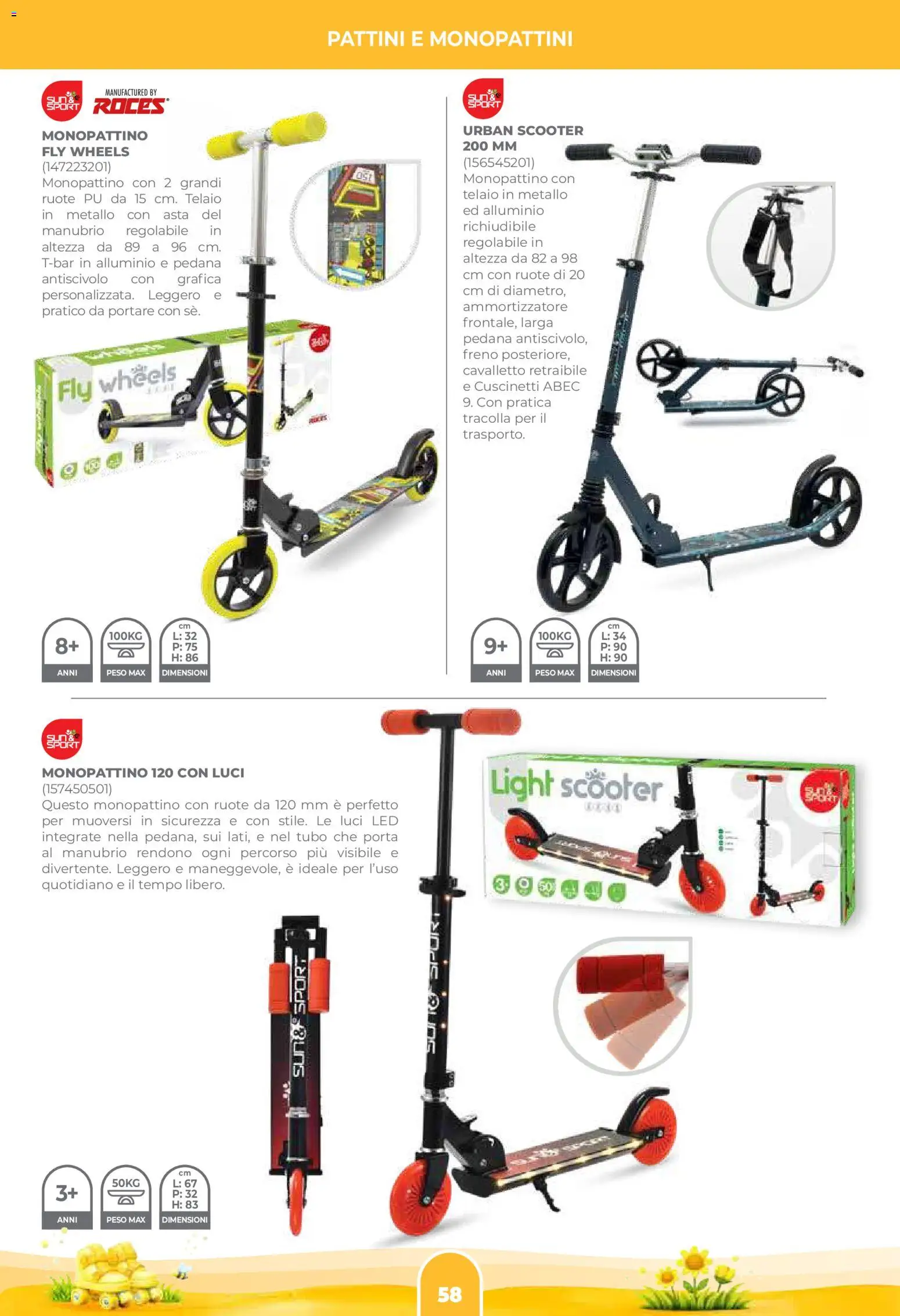 Volantino Toys Center del 02.04.2026 | Pagina: 60 | Prodotti: Monopattino, Tubo, Alluminio