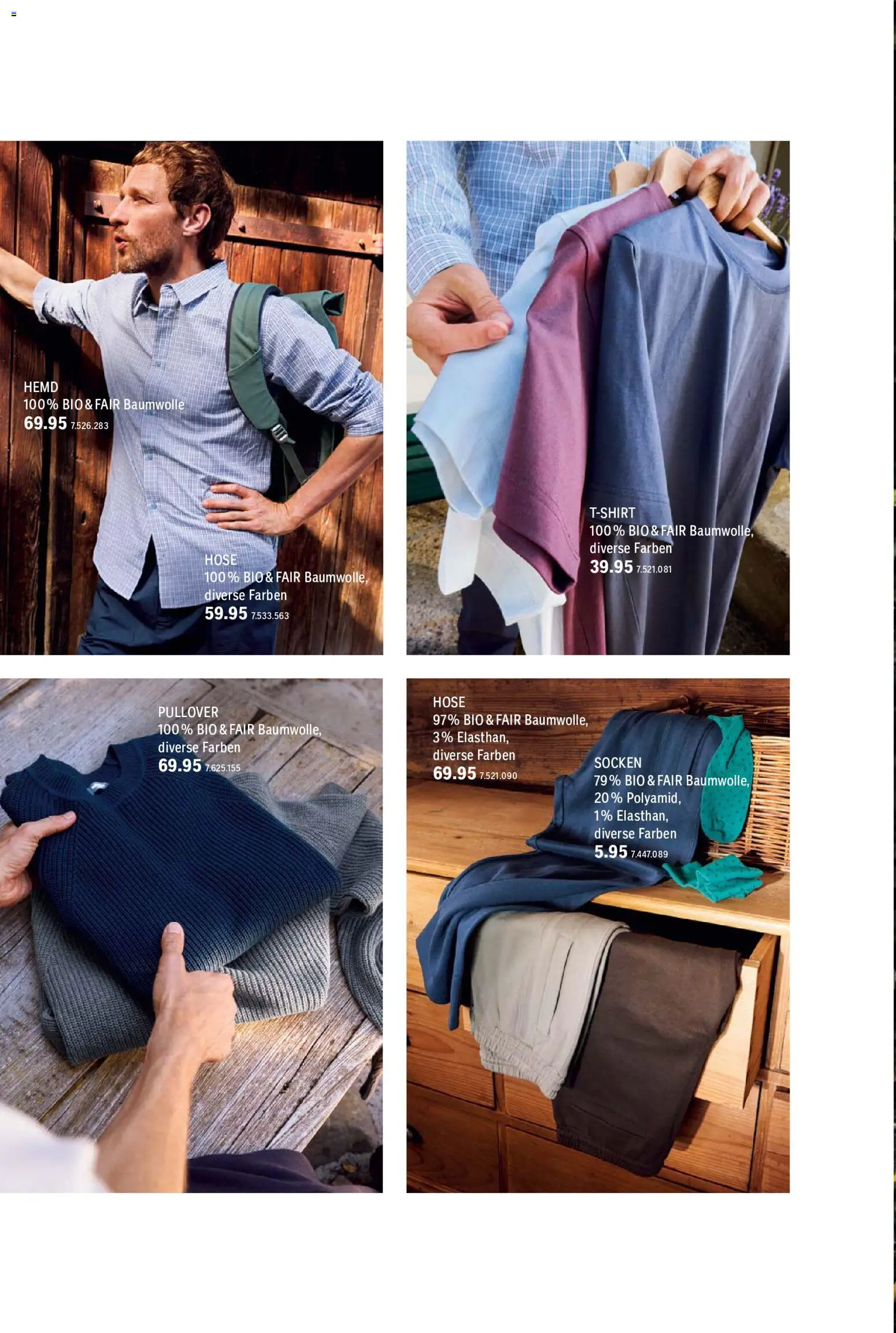 Coop City aktionen Naturaline – gültig ab 31.08.2026 | Seite: 8 | Produkte: Hemd, Pullover, Hose, Socken