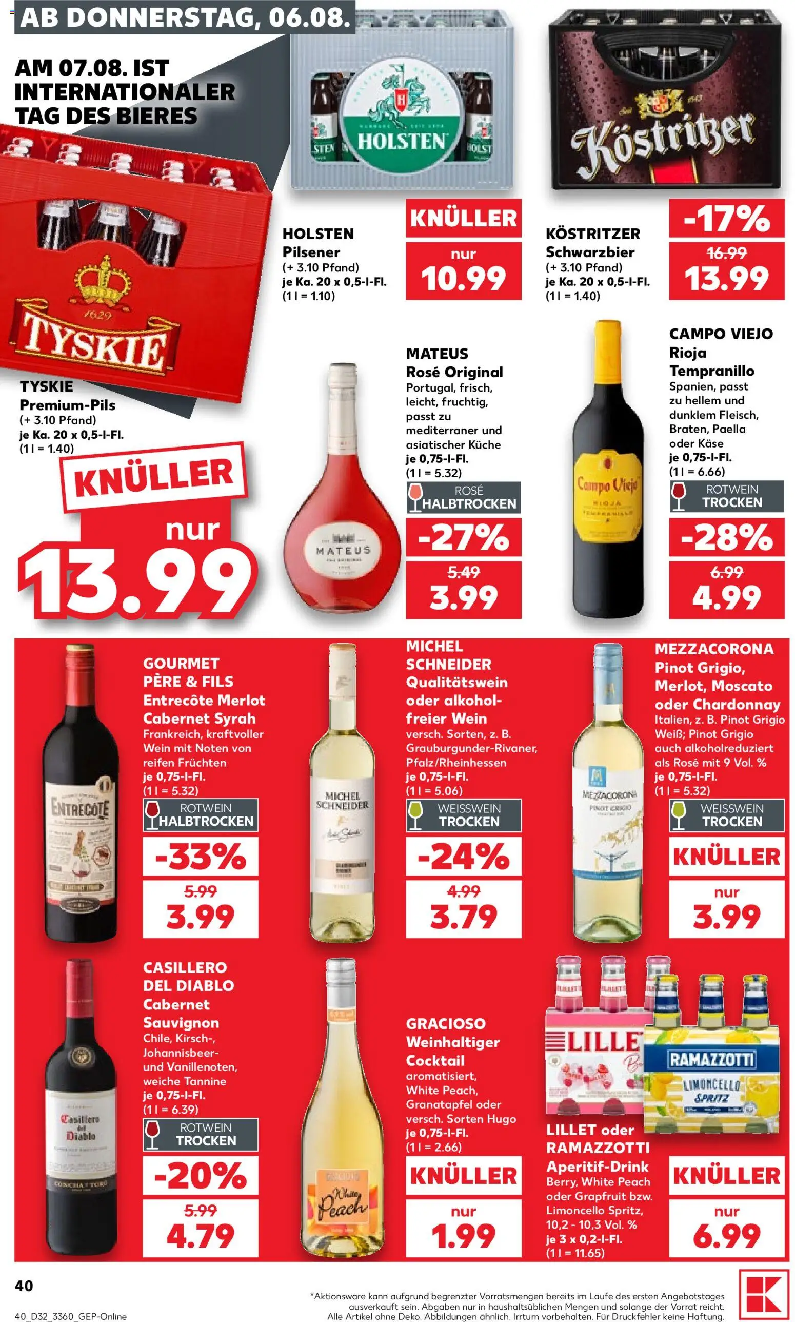 Kaufland Prospekt Berlin – gültig ab 06.08.2026 | Seite: 40 | Produkte: Granatapfel, Küche, Lillet, Hugo