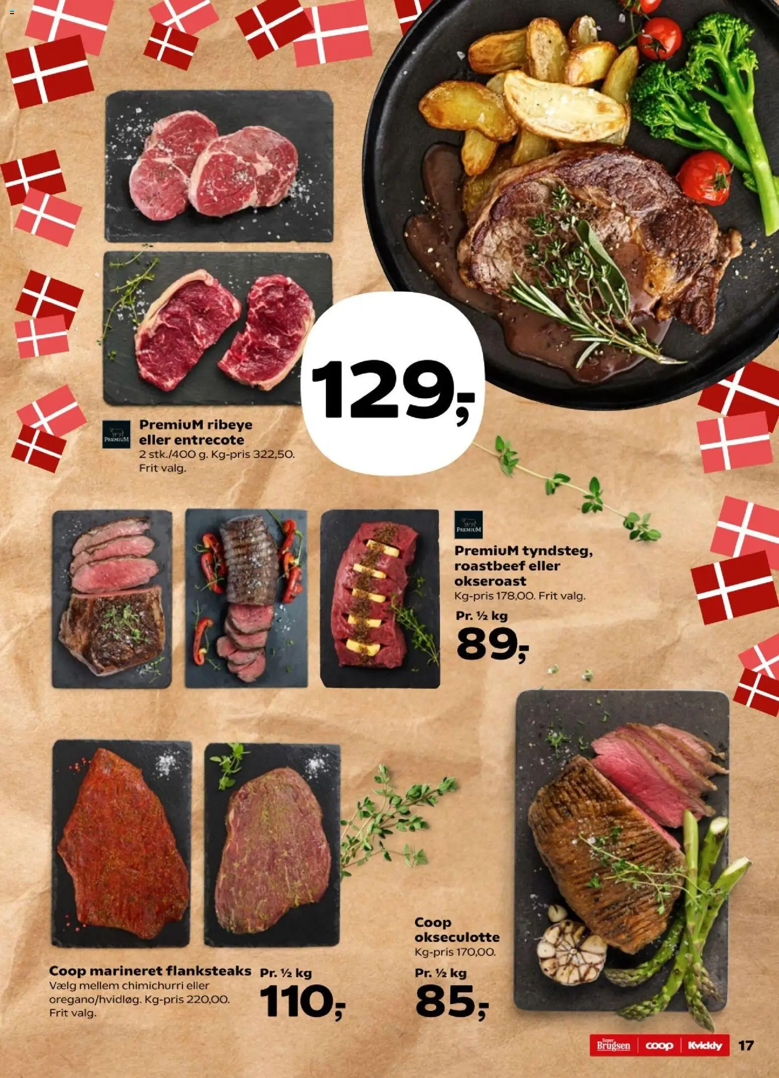Super Brugsen tilbudsavis – gyldig fra 22.05.2026 | Side: 21 | Produkter: Entrecote, Roastbeef